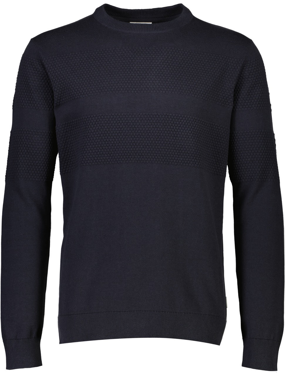 STRIK - Purl knit o-neck jumper -  - Hr Ravn