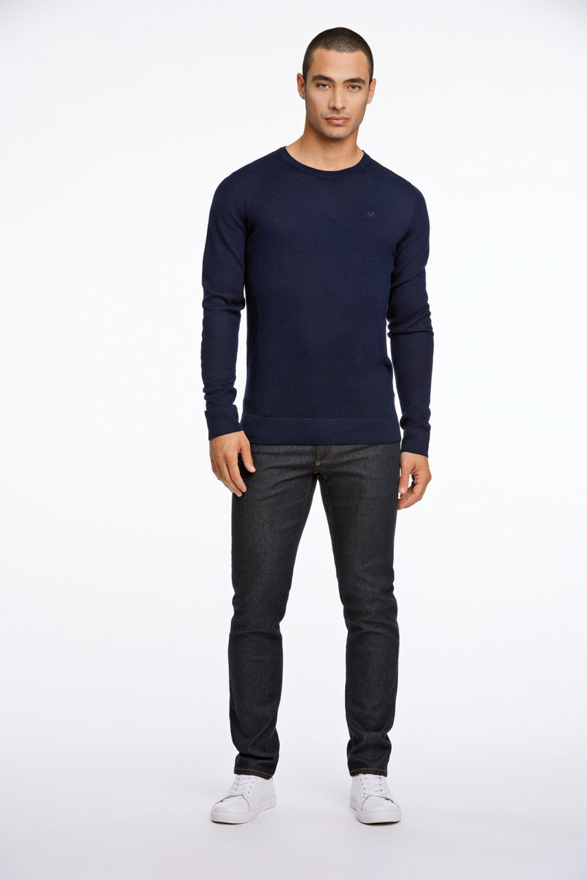 STRIK - Merino knit o-neck -  - Hr Ravn