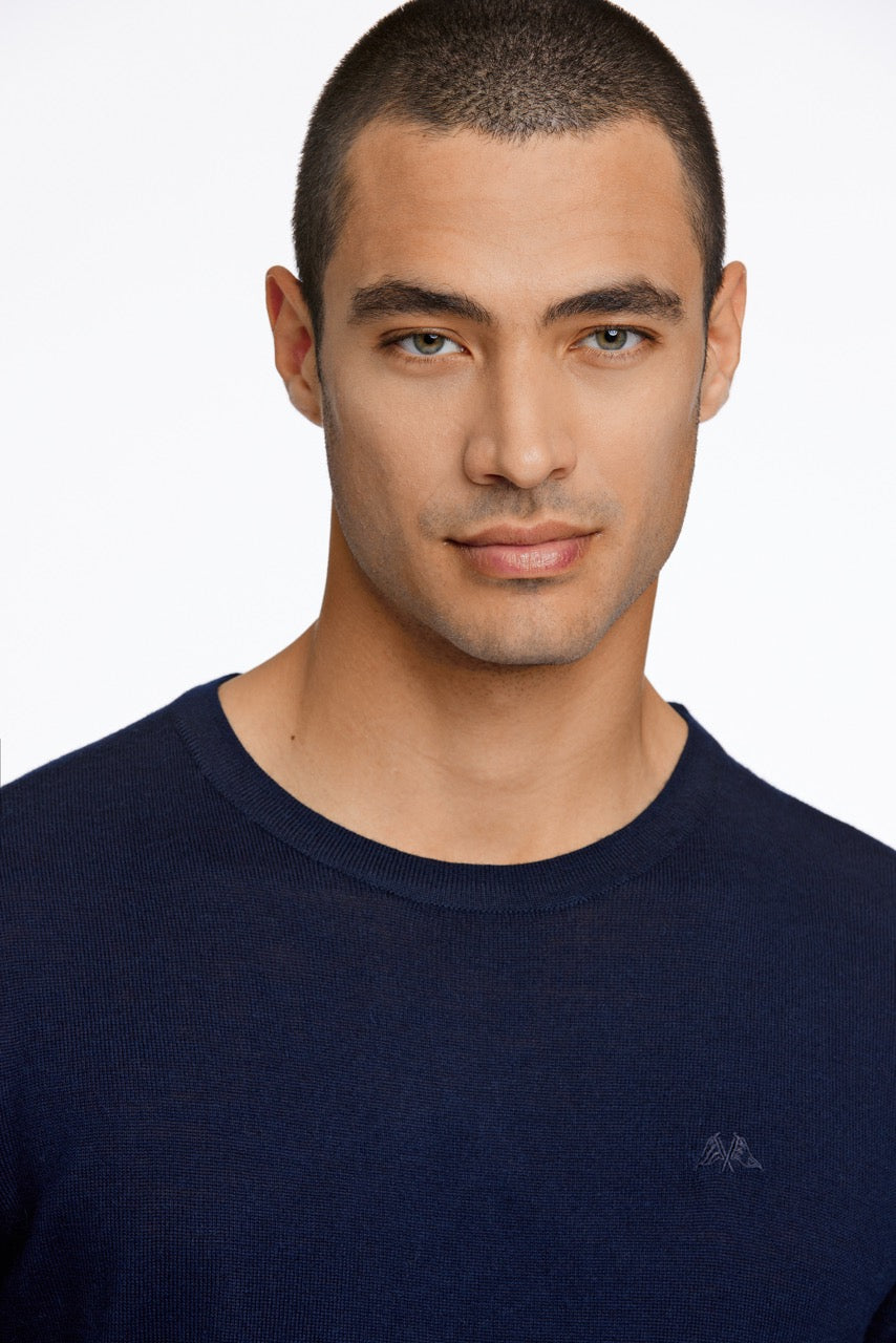 STRIK - Merino knit o-neck -  - Hr Ravn