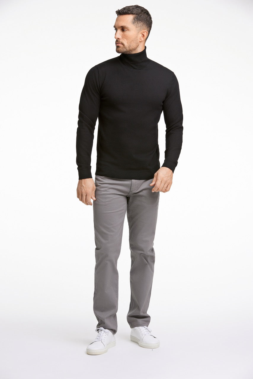 STRIK - 100% merino roll neck knit -  - Hr Ravn