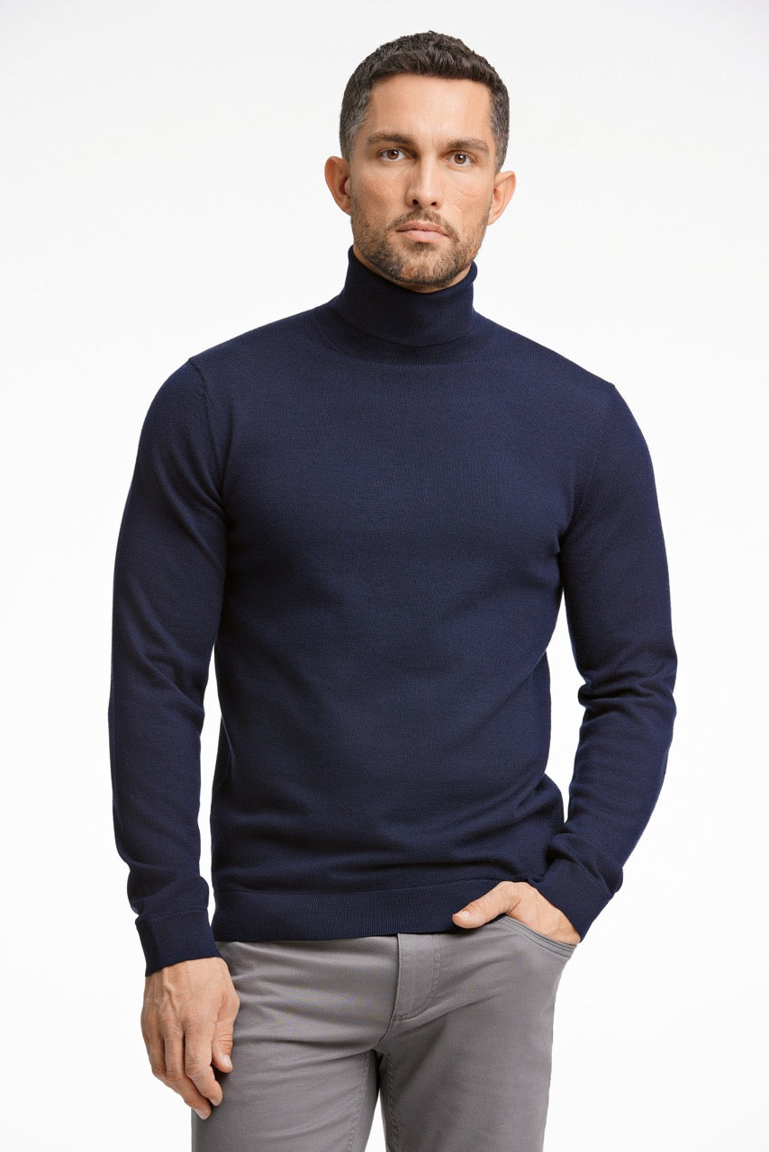 STRIK - 100% merino roll neck knit -  - Hr Ravn