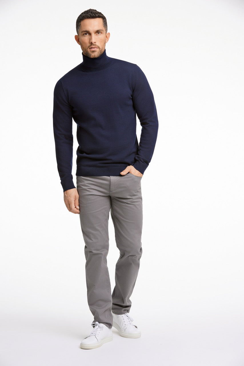 STRIK - 100% merino roll neck knit -  - Hr Ravn
