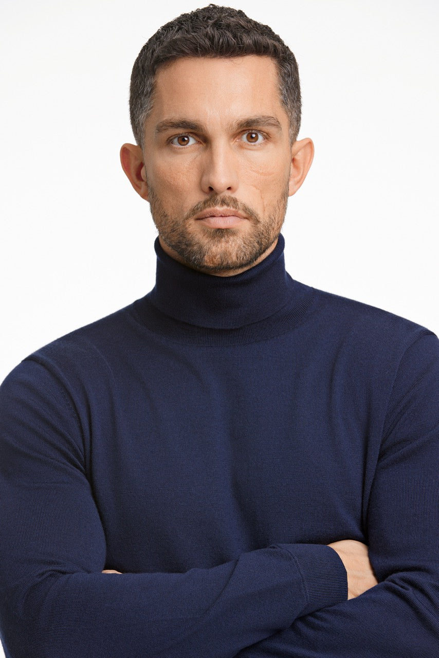 STRIK - 100% merino roll neck knit -  - Hr Ravn