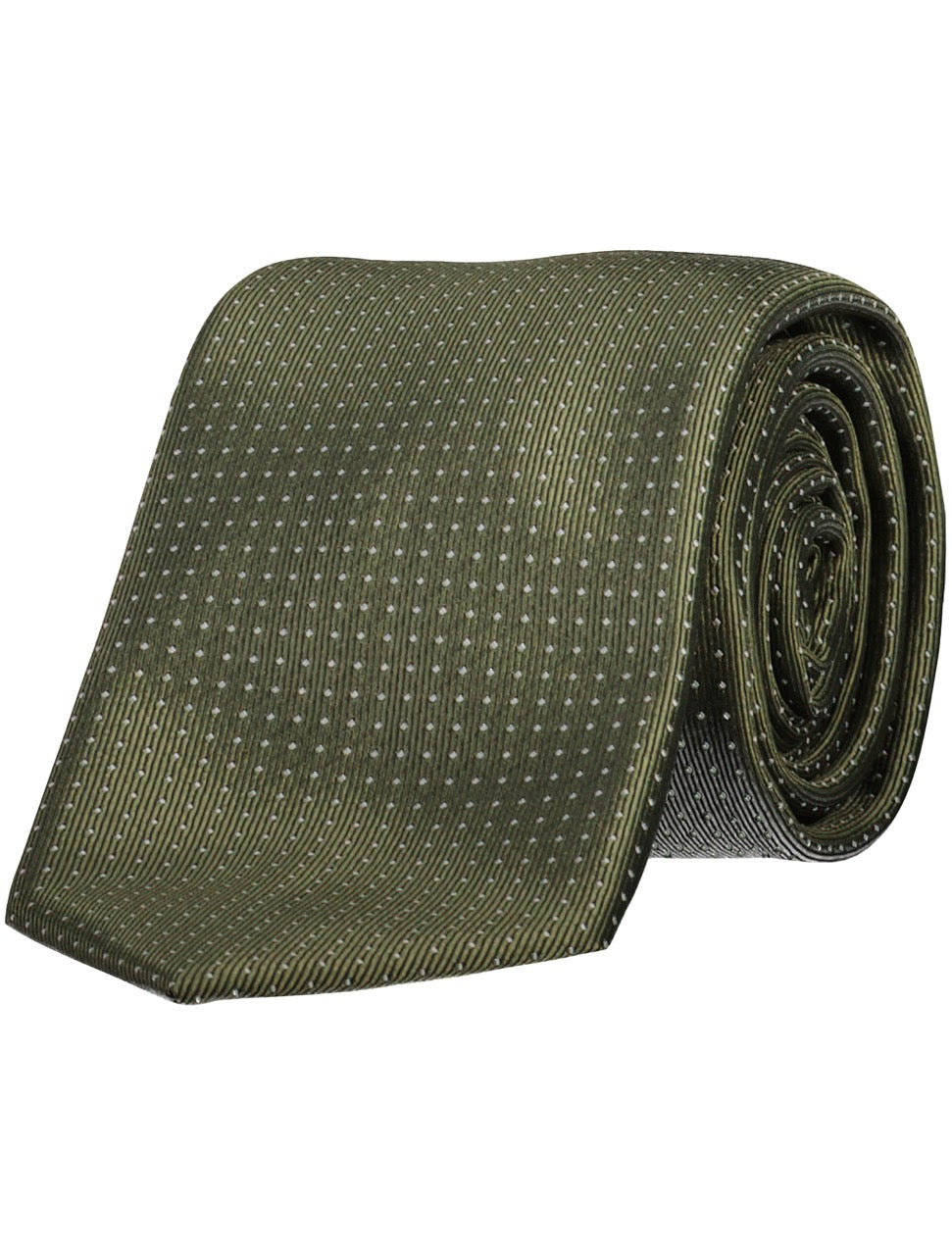 SLIPS - Polyester tie with dots 7 cm -  - Hr Ravn