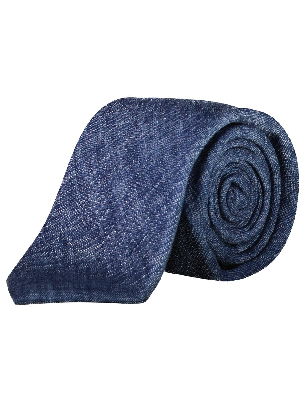 SLIPS - Structured tencel tie 7 cm -  - Hr Ravn