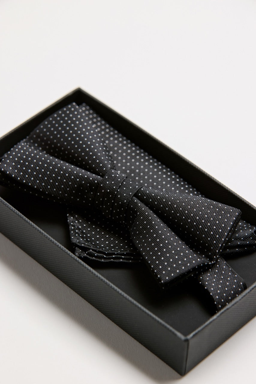 BUTTERFLY - Polyester bow tie with dots -  - Hr Ravn