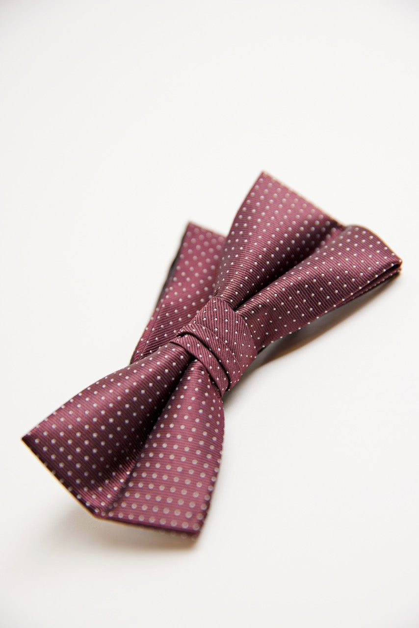 BUTTERFLY - Polyester bow tie with dots -  - Hr Ravn
