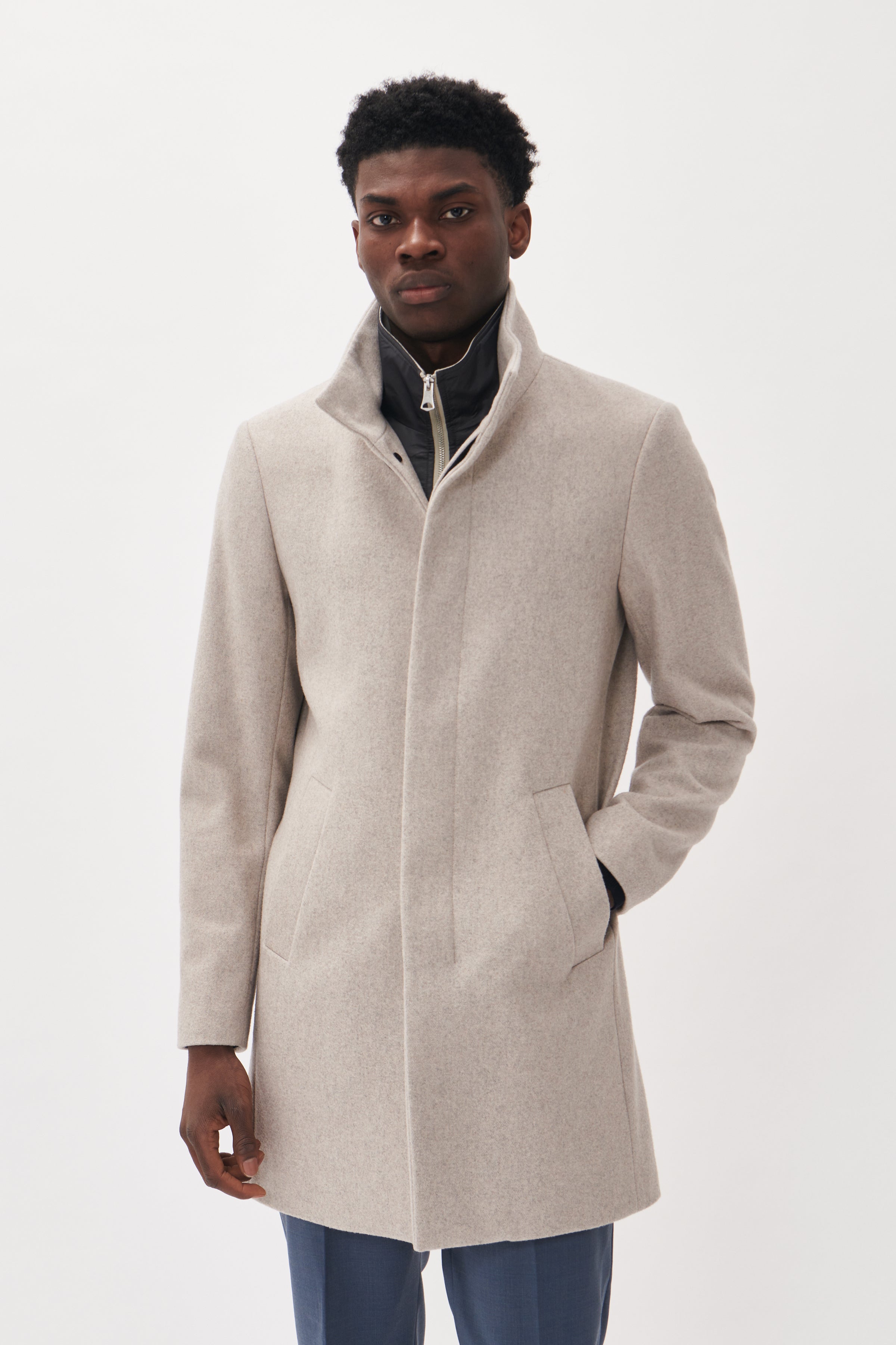 OVERTØJ - Harvey N Wool Coat - - Hr Ravn