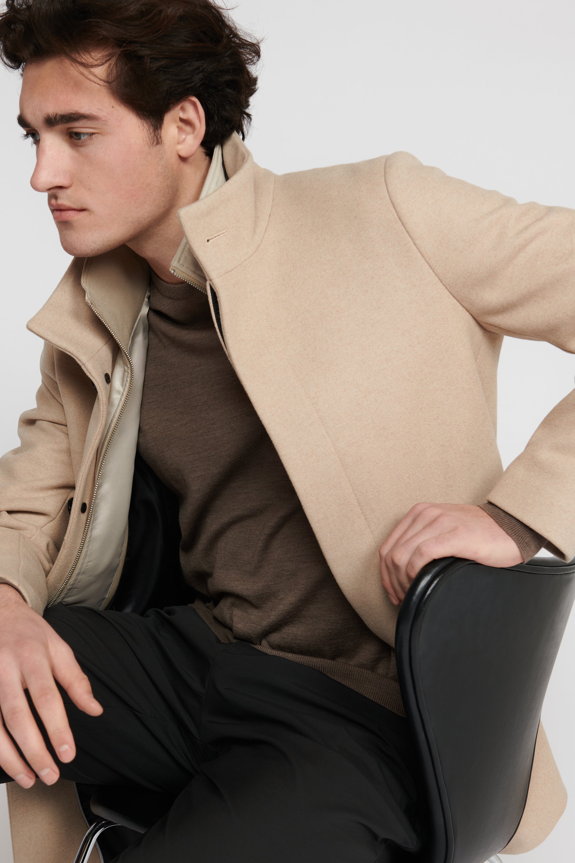 OVERTØJ - Harvey N Wool Coat - - Hr Ravn