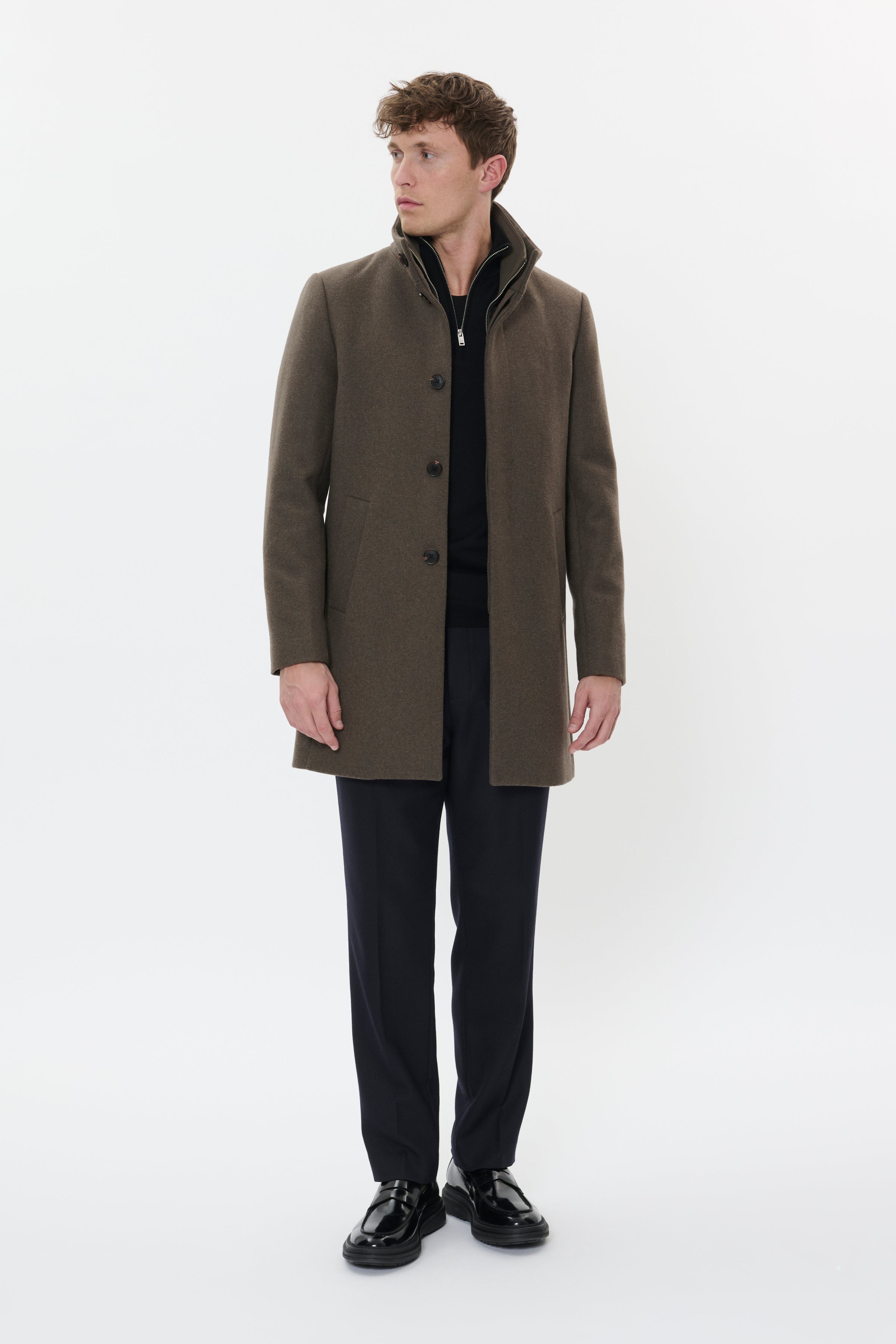 OVERTØJ - Harvey N Wool Coat - - Hr Ravn