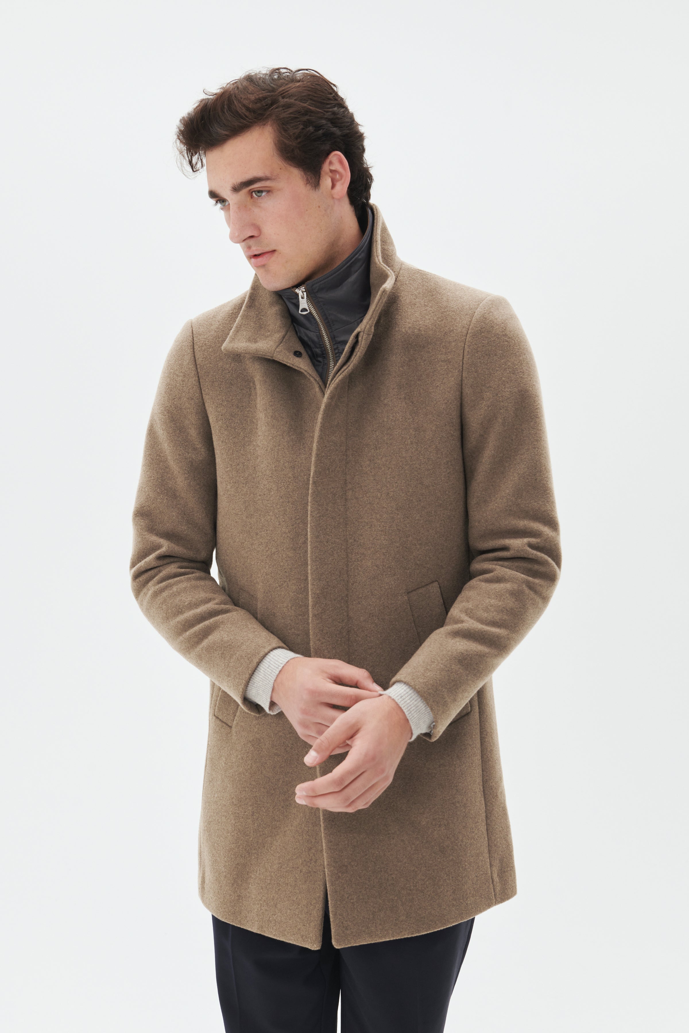 OVERTØJ - Harvey N Wool Coat - - Hr Ravn