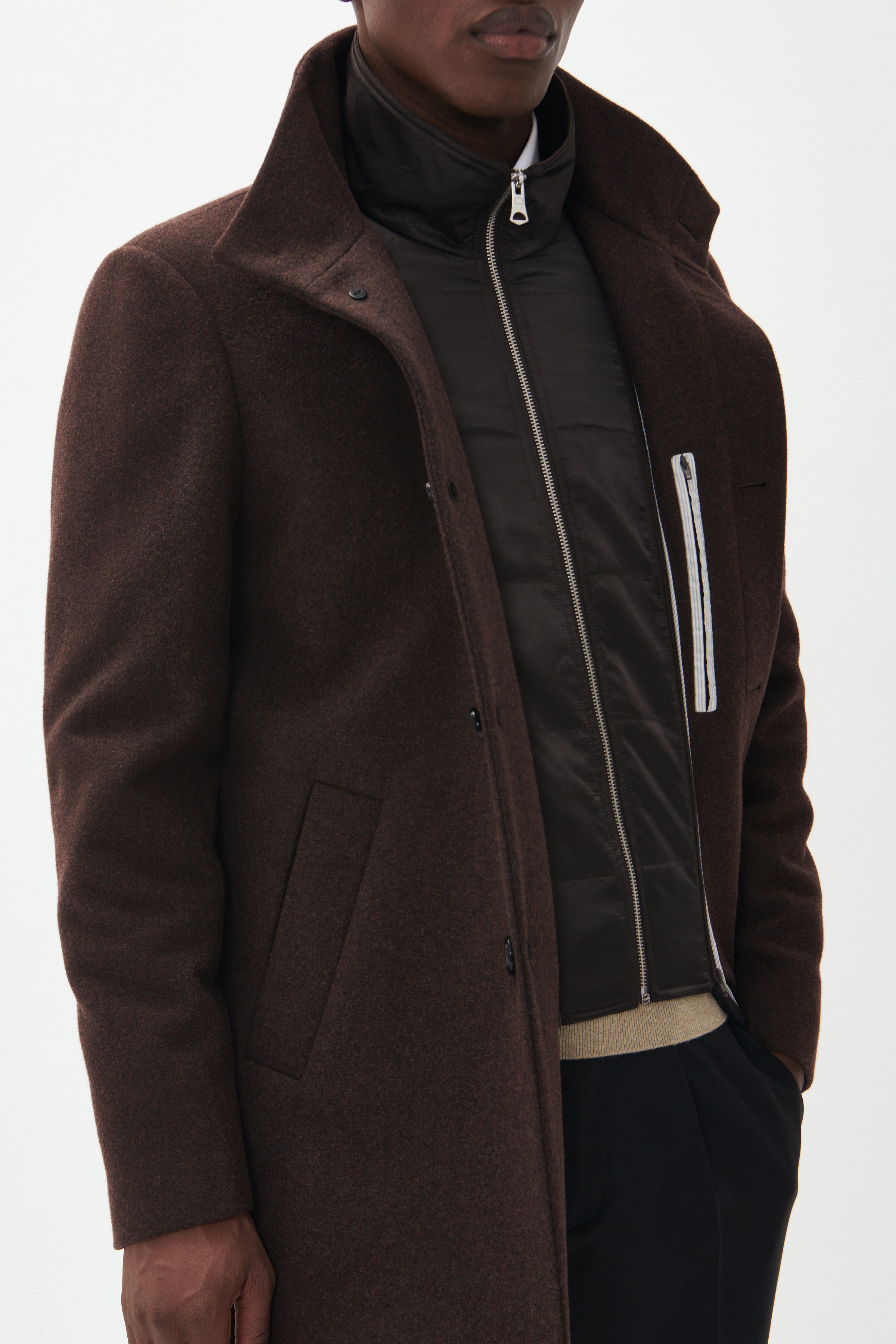 OVERTØJ - Harvey N Wool Coat - - Hr Ravn