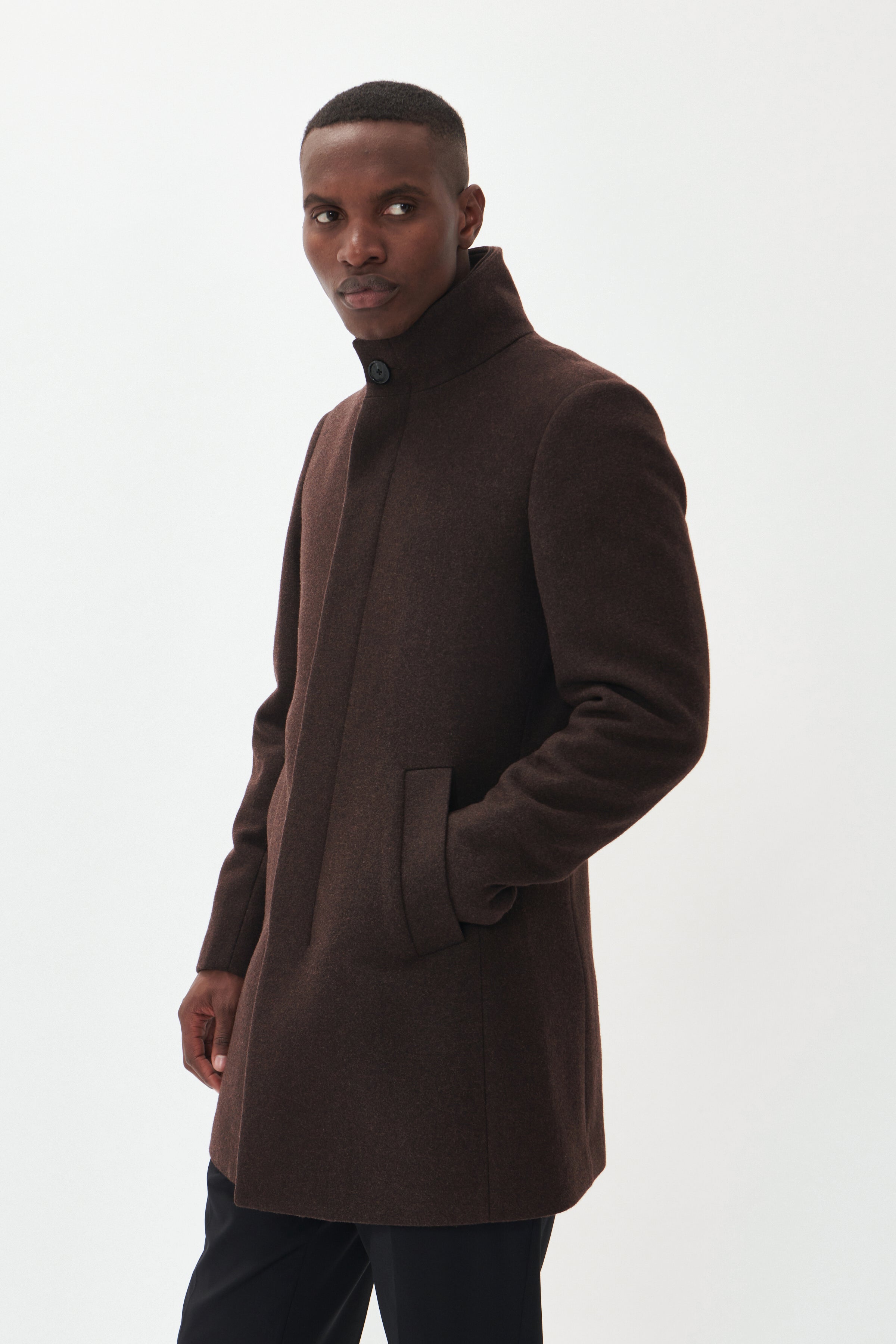 OVERTØJ - Harvey N Wool Coat - - Hr Ravn
