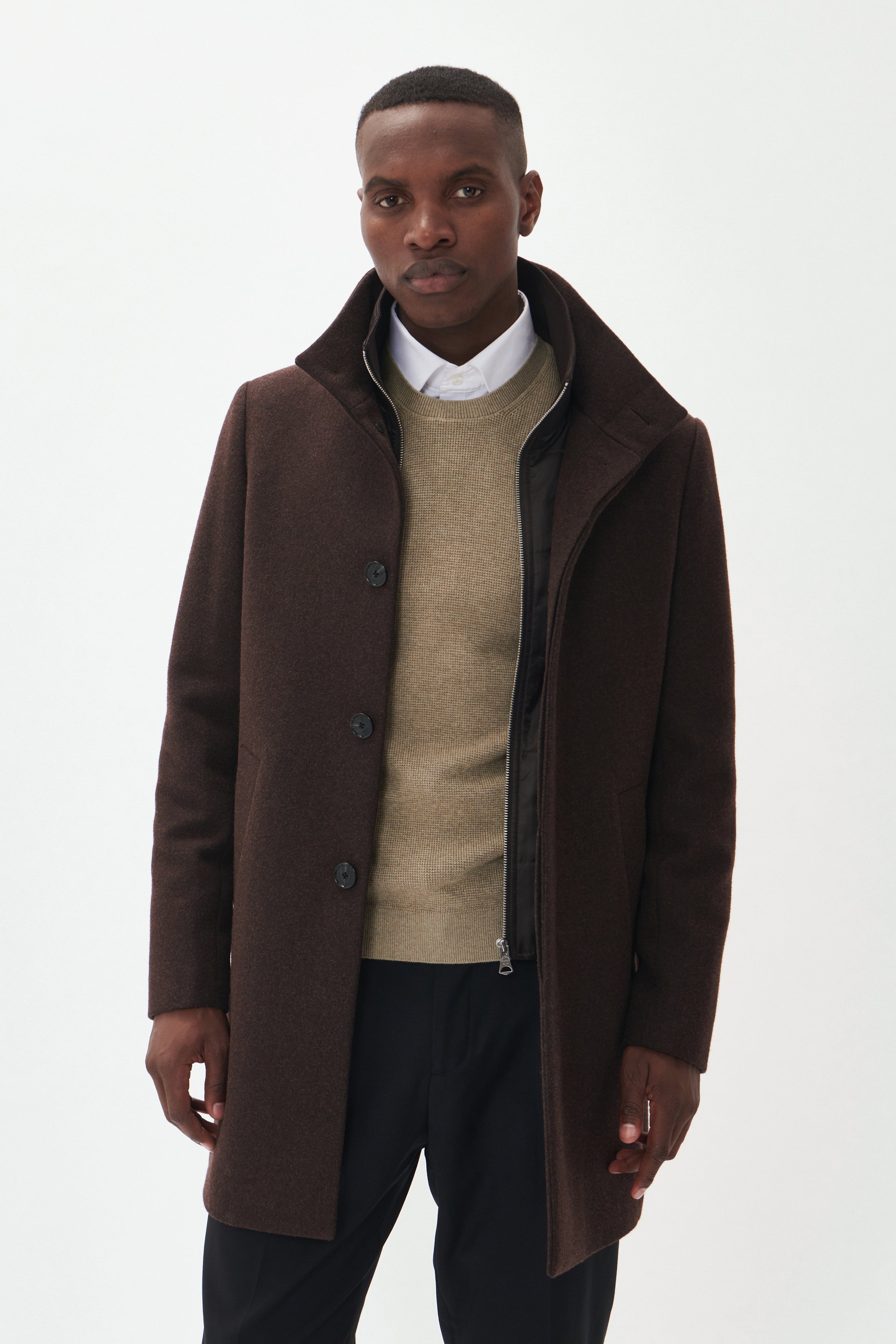 OVERTØJ - Harvey N Wool Coat - - Hr Ravn