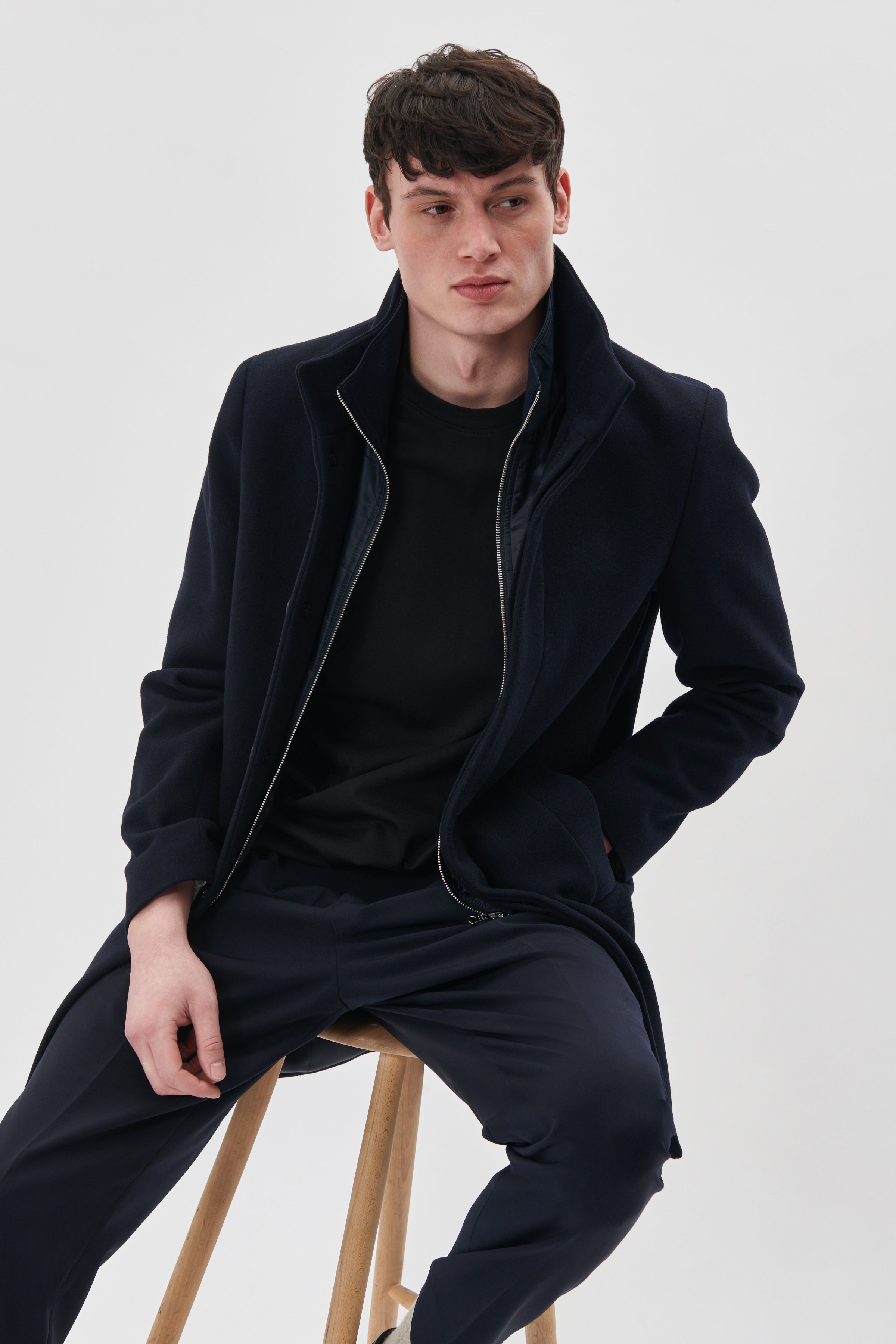 OVERTØJ - Harvey N Wool Coat - - Hr Ravn