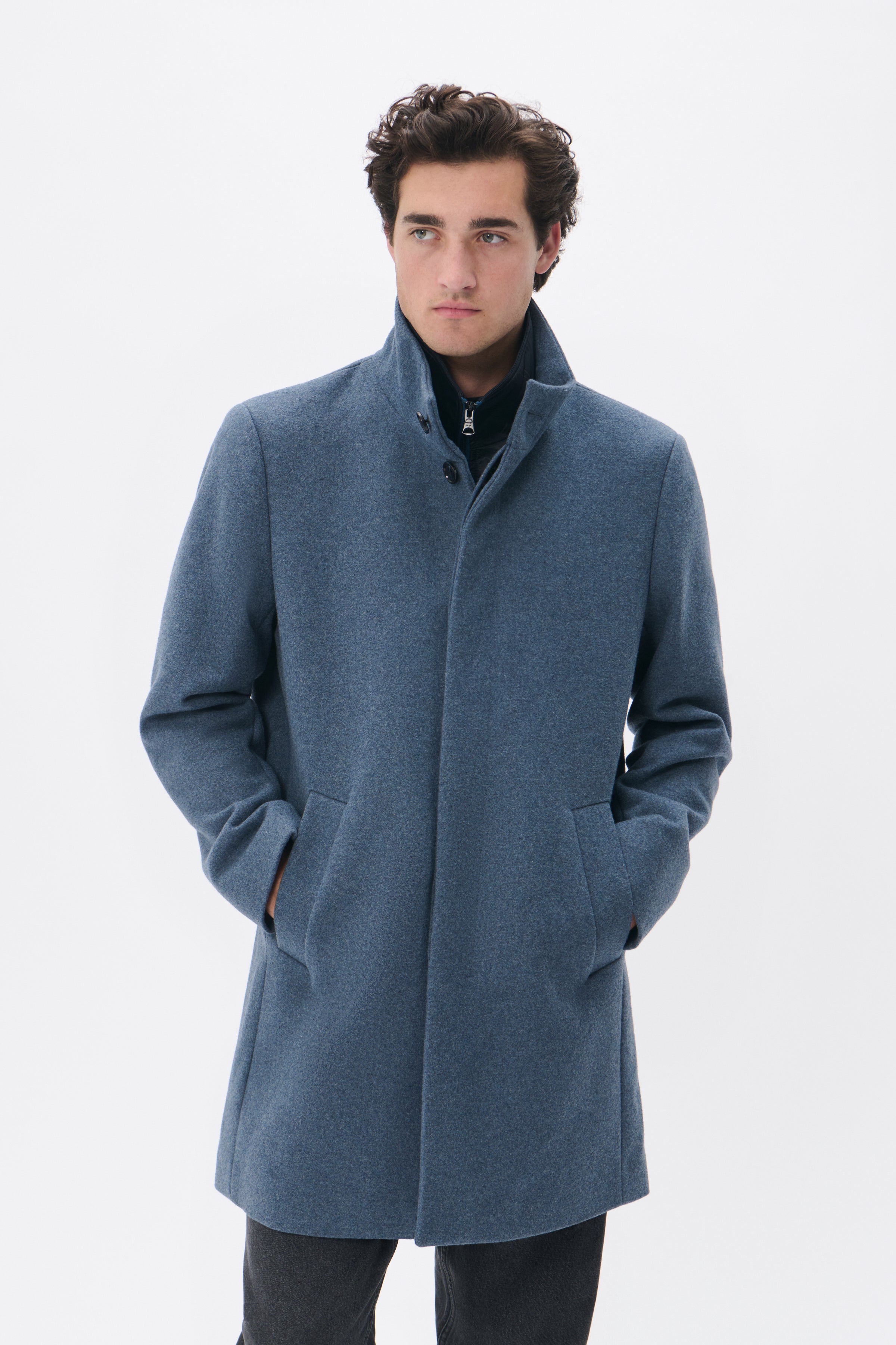 OVERTØJ - Harvey N Wool Coat - - Hr Ravn