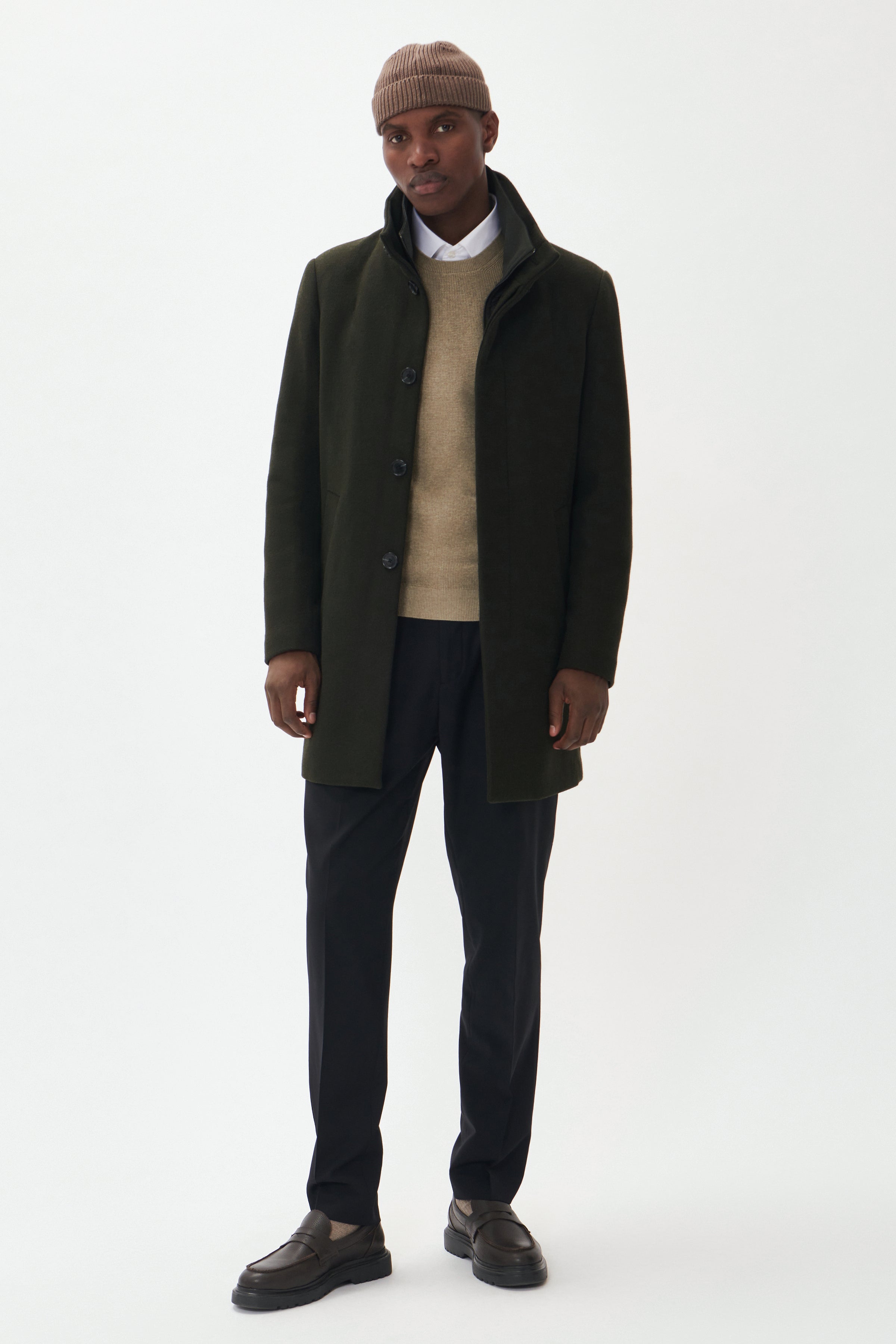 OVERTØJ - Harvey N Wool Coat - - Hr Ravn