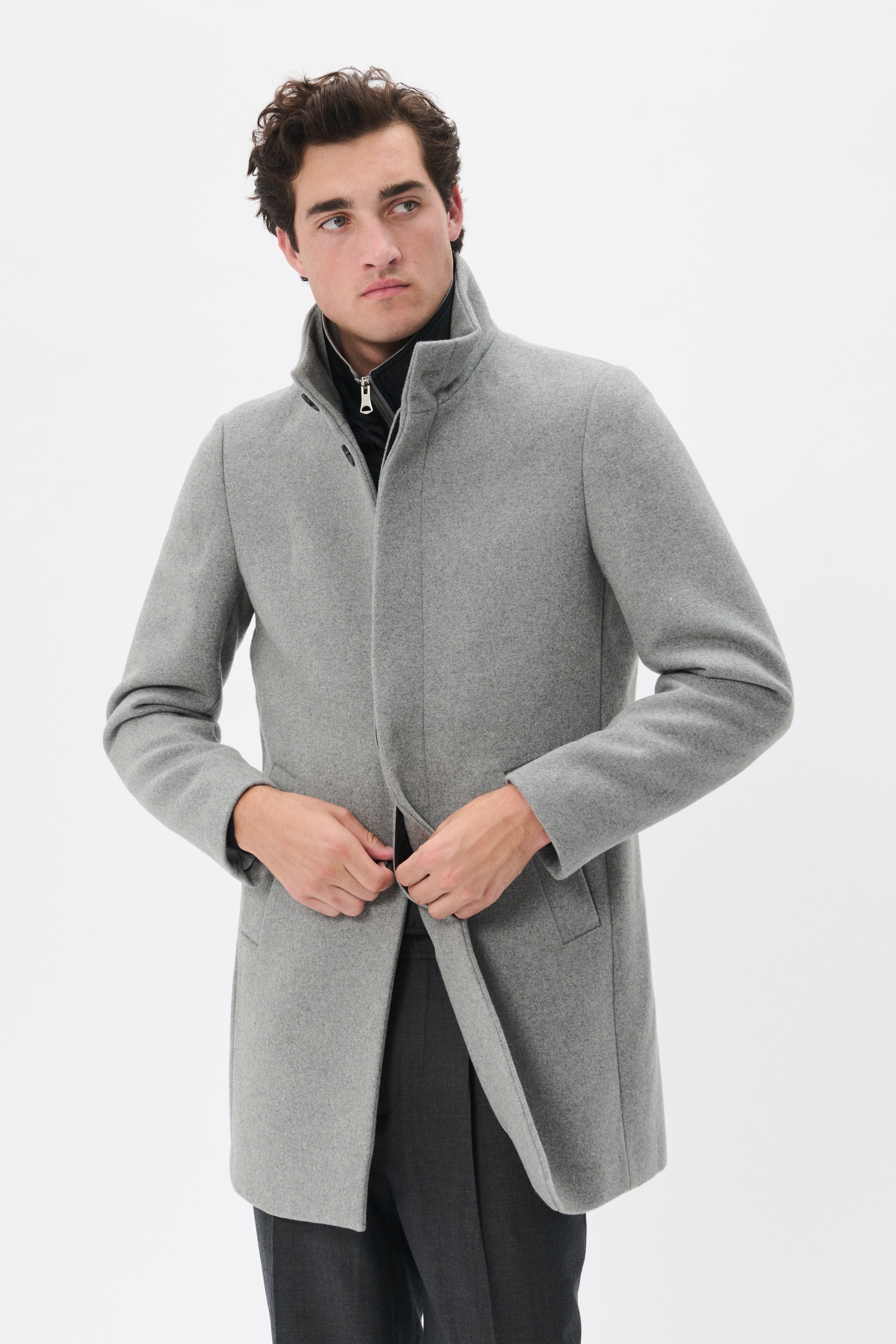 OVERTØJ - Harvey N Wool Coat - - Hr Ravn