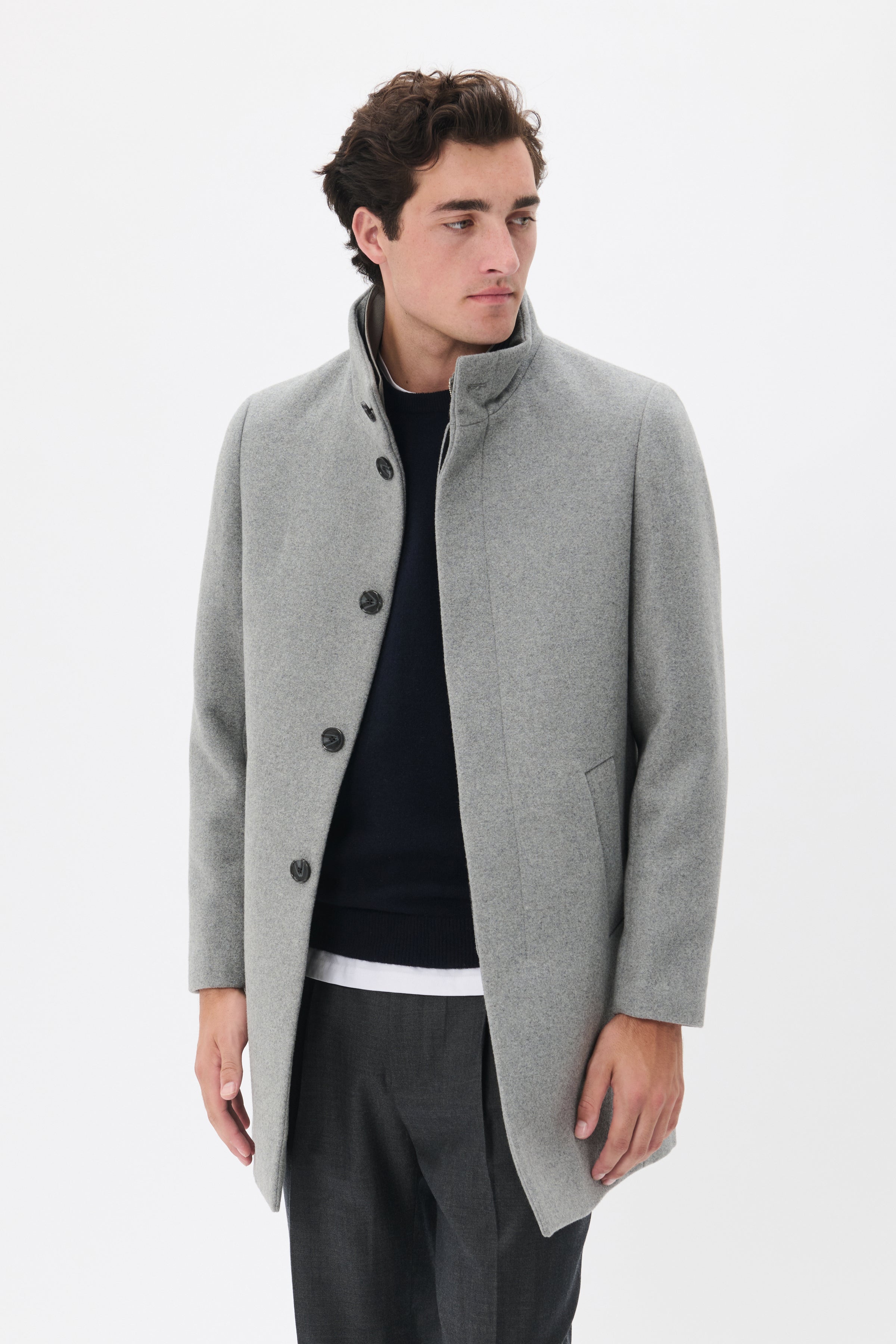 OVERTØJ - Harvey N Wool Coat - - Hr Ravn