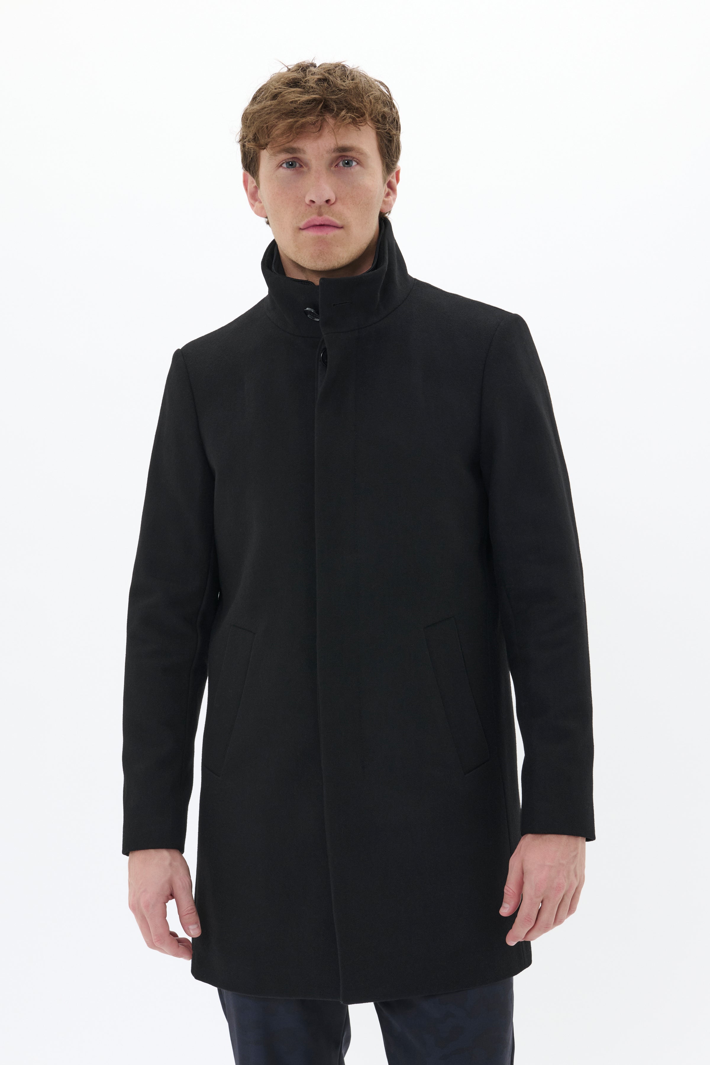 OVERTØJ - Harvey N Wool Coat - - Hr Ravn