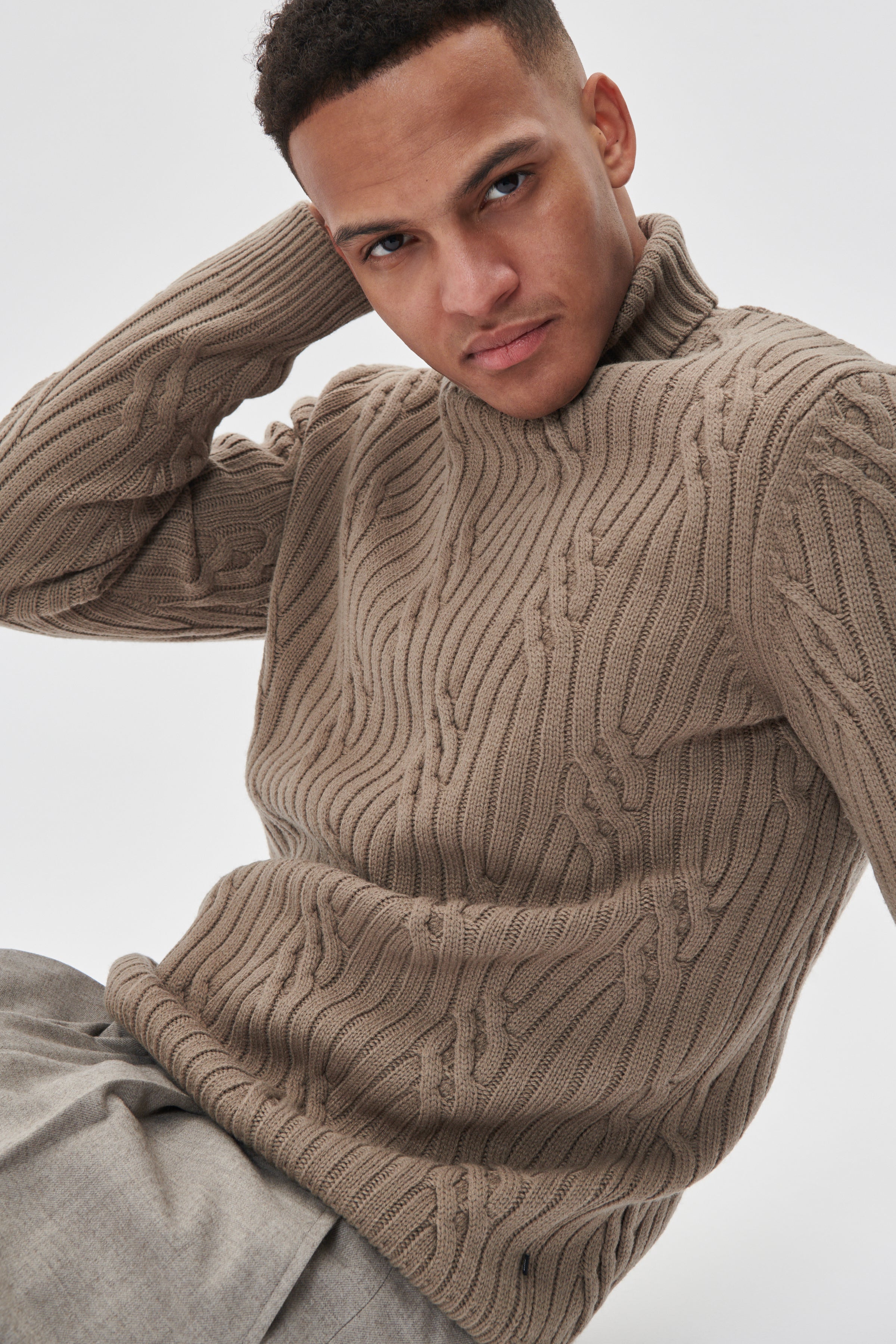 STRIK - MAROLL PATTERN KNIT - - Hr Ravn