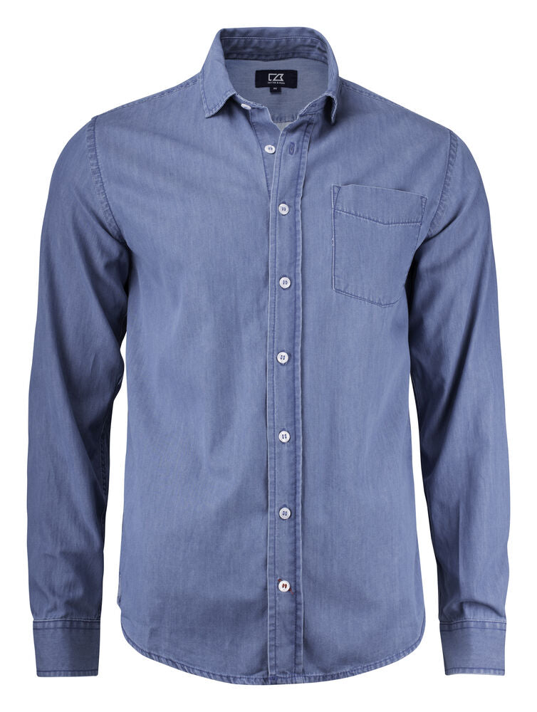 LANGÆRMEDE SKJORTER - Ellensburg Denim shirt - - Hr Ravn