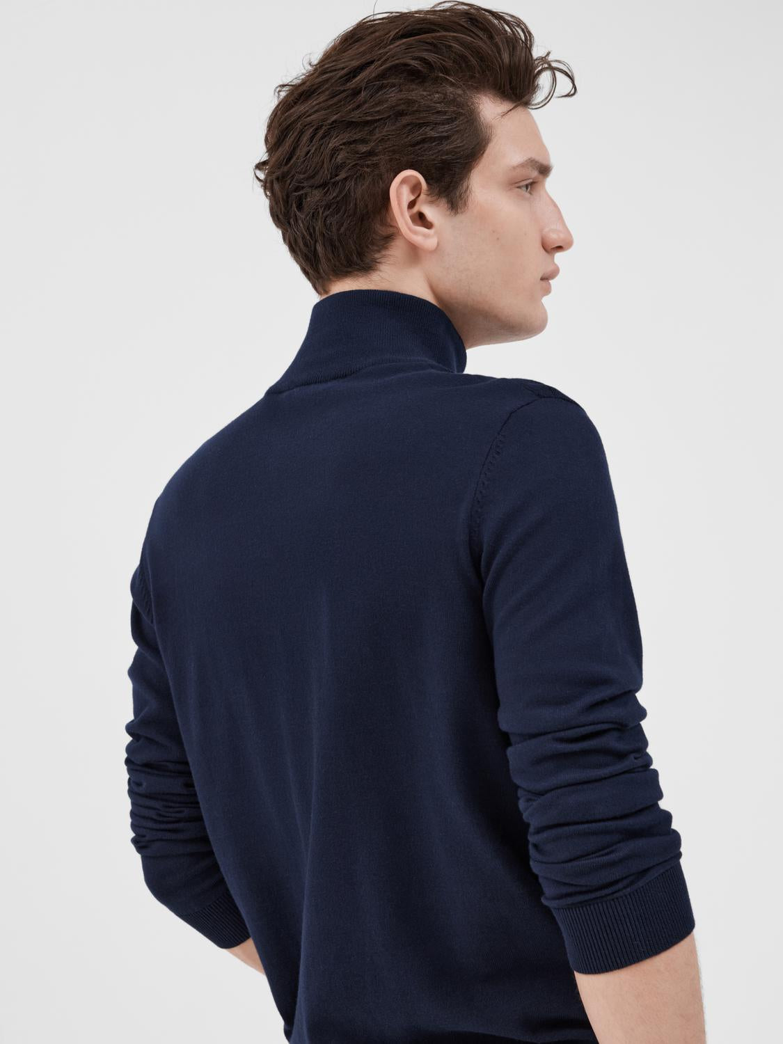 Slhberg Ls Half Zip Noos