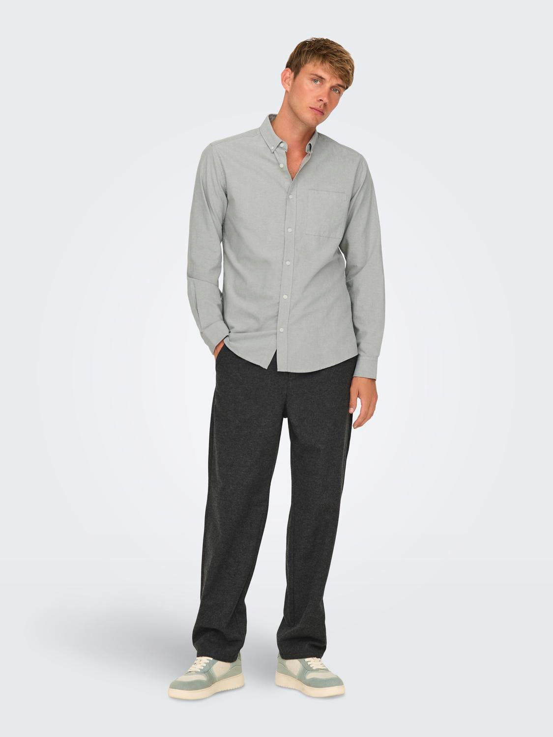 Onsalvaro Slim Ls Oxford Shirt Noos Frml