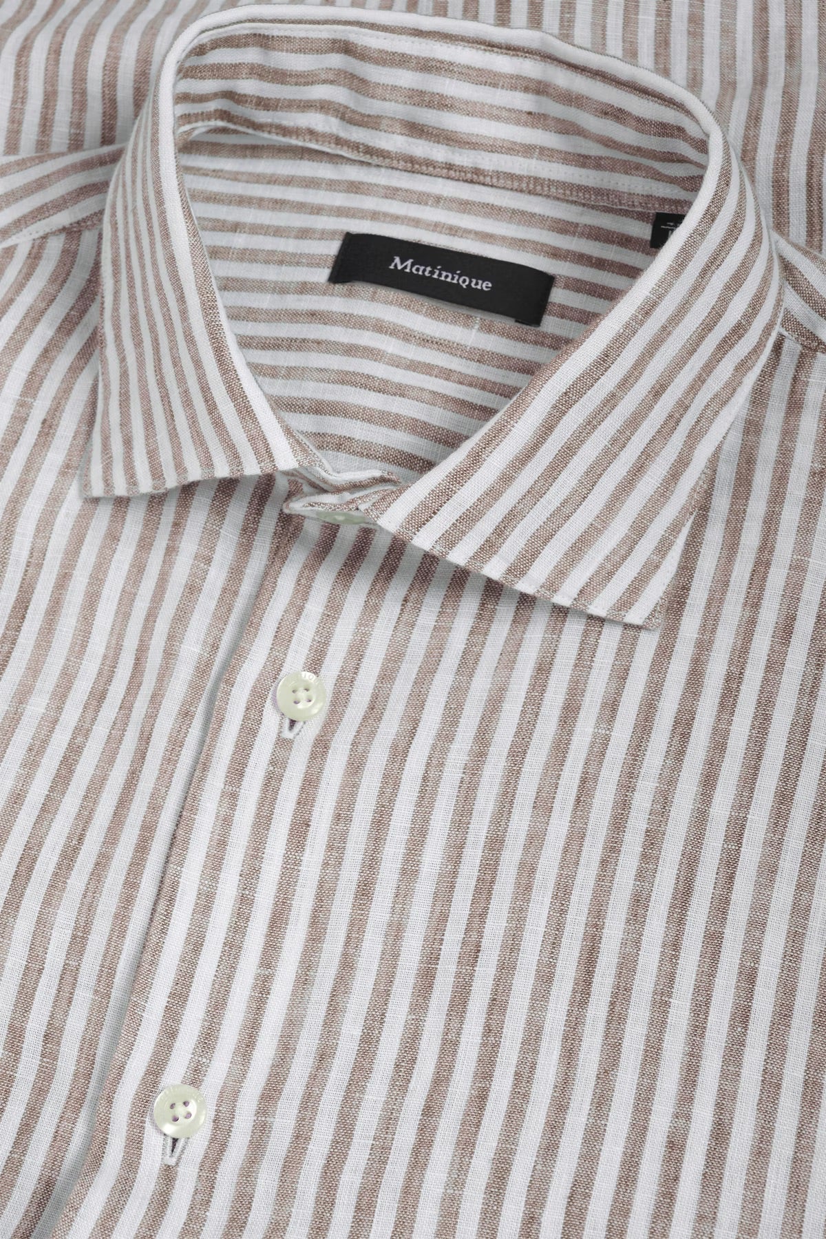 LANGE SKJORTER - MAmarc Short Linen Shirt - - Hr Ravn