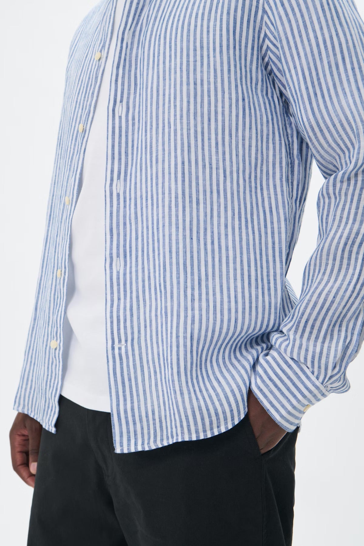 LANGE SKJORTER - MAmarc Short Linen Shirt - - Hr Ravn