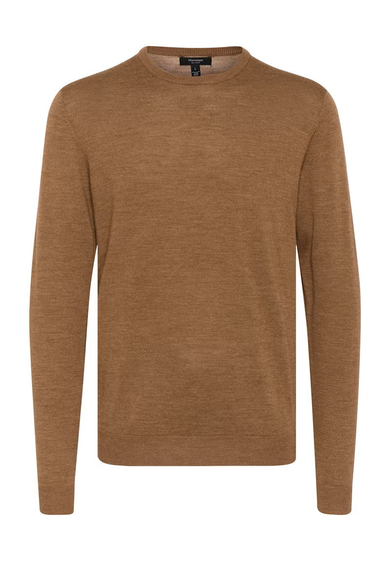 STRIK - Margrate Roundneck Merino Pullover - - Hr Ravn