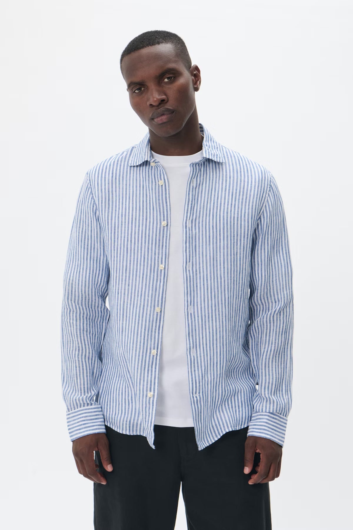 LANGE SKJORTER - MAmarc Short Linen Shirt - - Hr Ravn