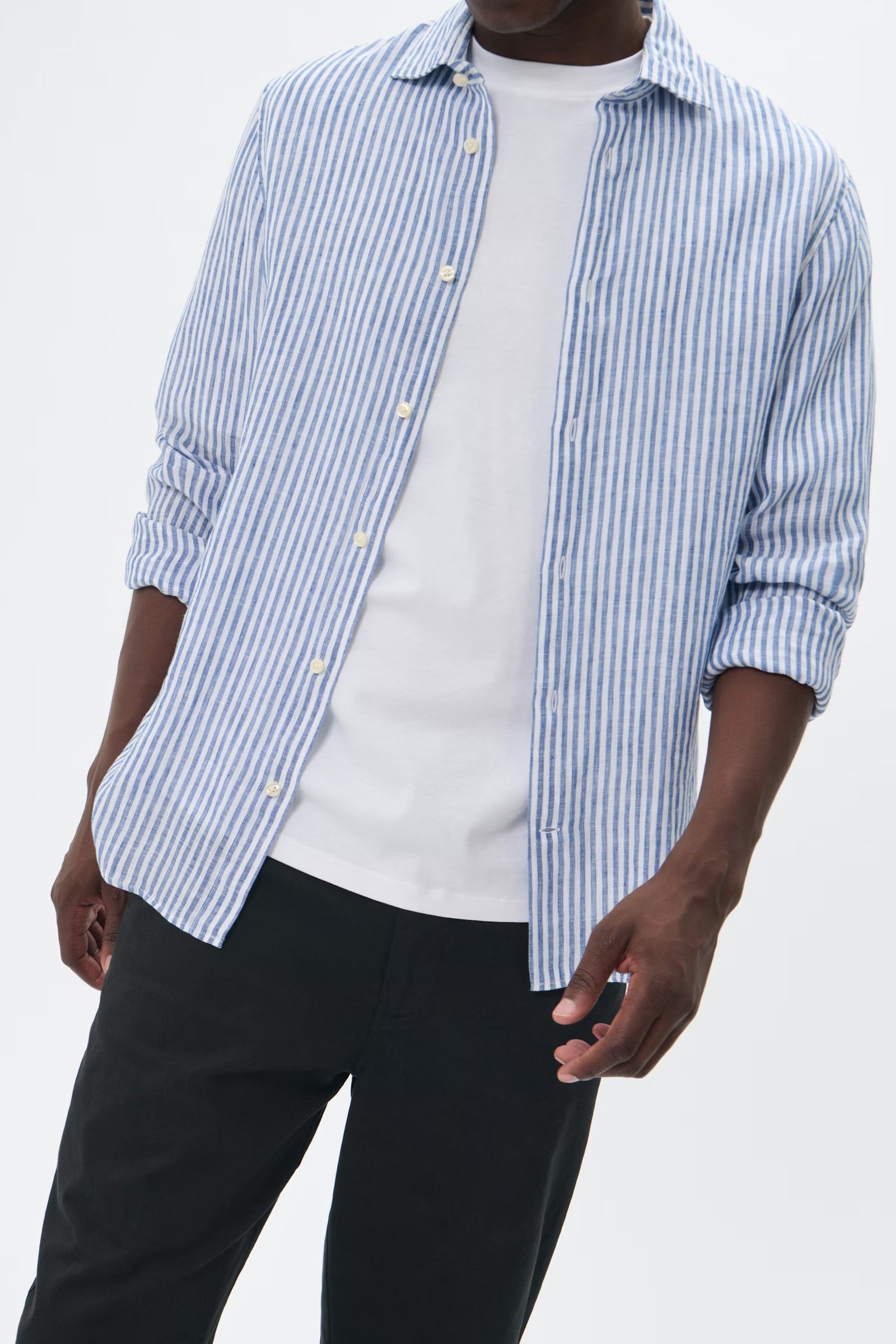 LANGE SKJORTER - MAmarc Short Linen Shirt - - Hr Ravn