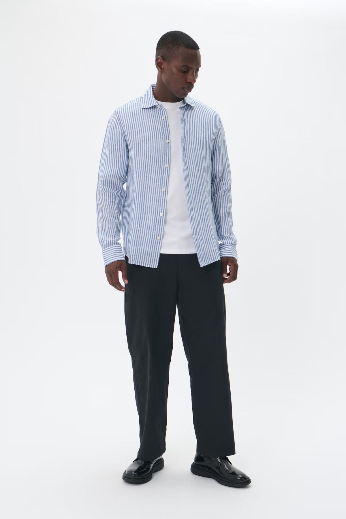LANGE SKJORTER - MAmarc Short Linen Shirt - - Hr Ravn