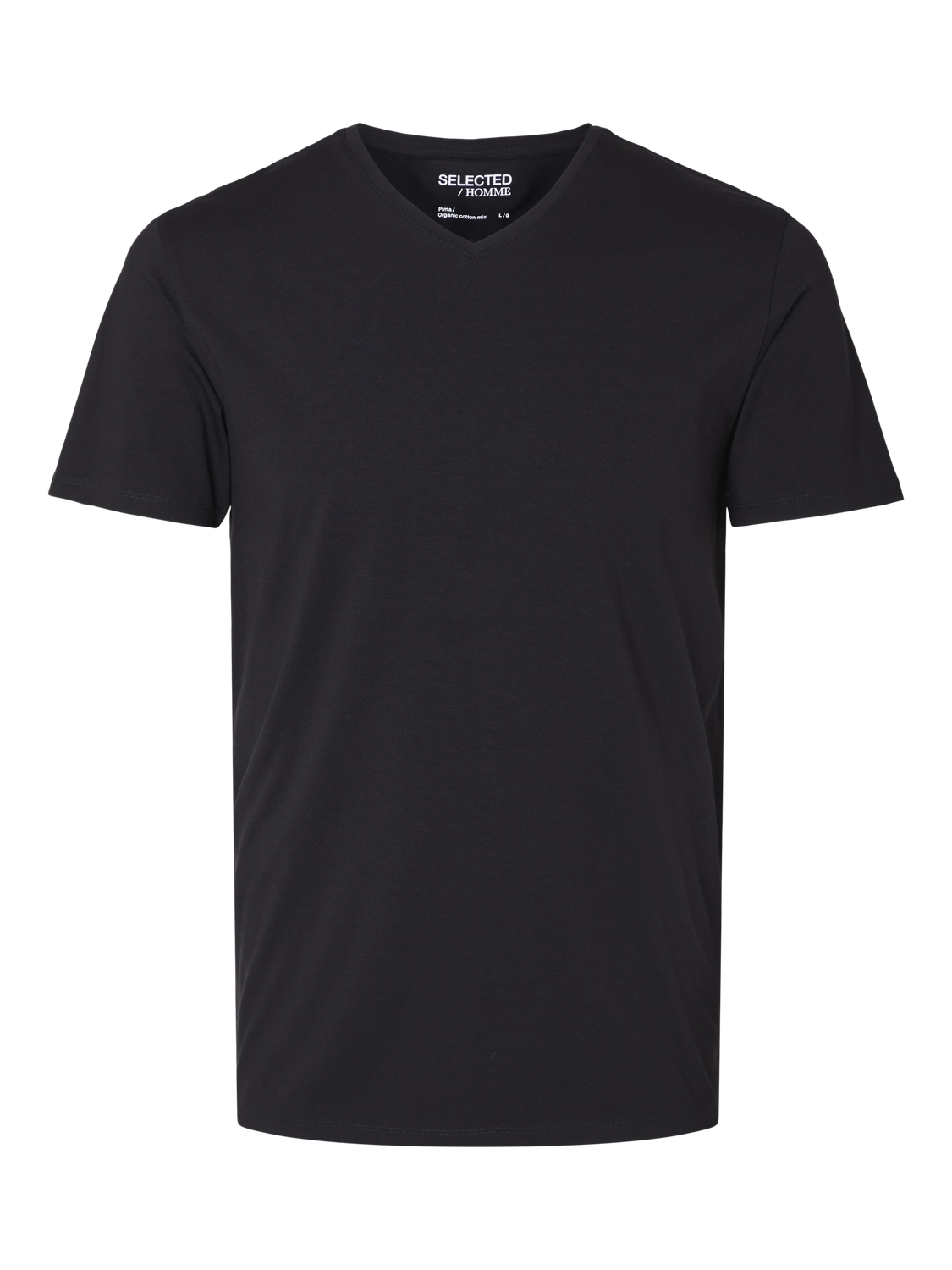 T-SHIRTS - Slhnewpima Ss V-Neck Tee Noos - - Hr Ravn