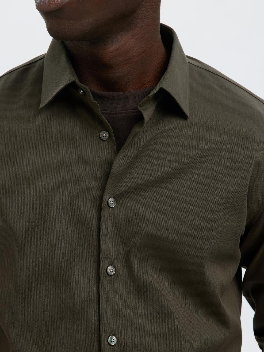 Shirts - Slhslim-Performance Shirt Ls Noos - - Hr Ravn