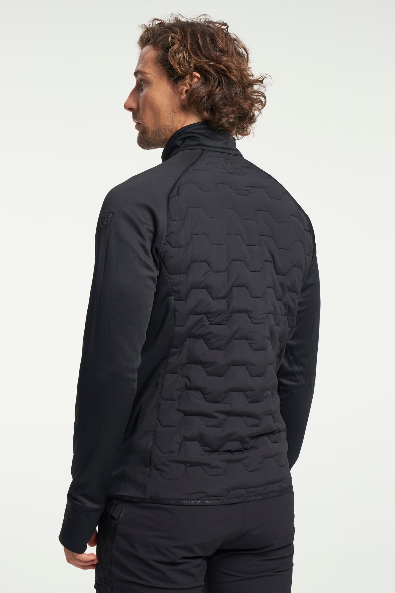 FLEECE & MIDLAYER - TXlite Hybrid Zip herre - - Hr Ravn