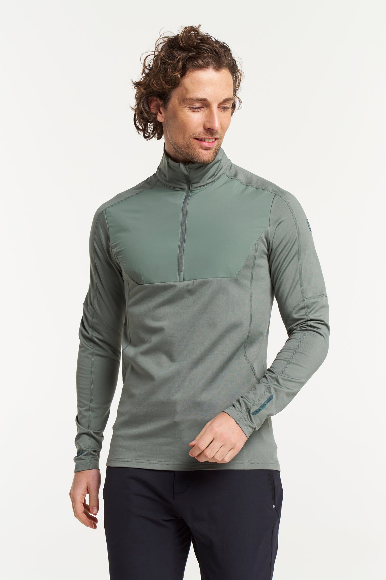 FLEECE & MIDLAYER - TXlite Windblock Halfzip herre - - Hr Ravn
