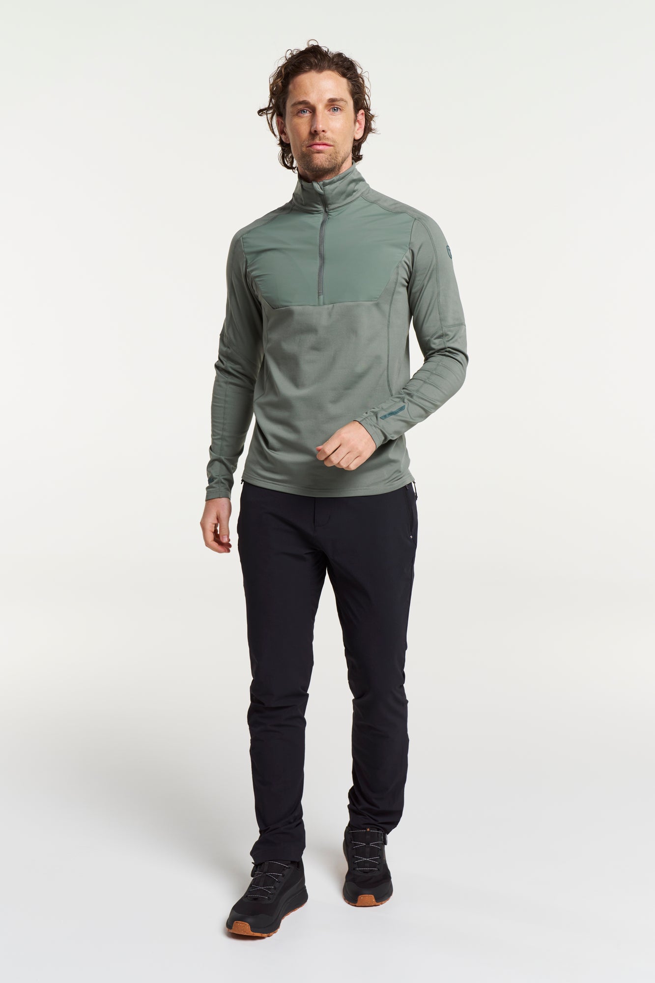 FLEECE & MIDLAYER - TXlite Windblock Halfzip herre - - Hr Ravn