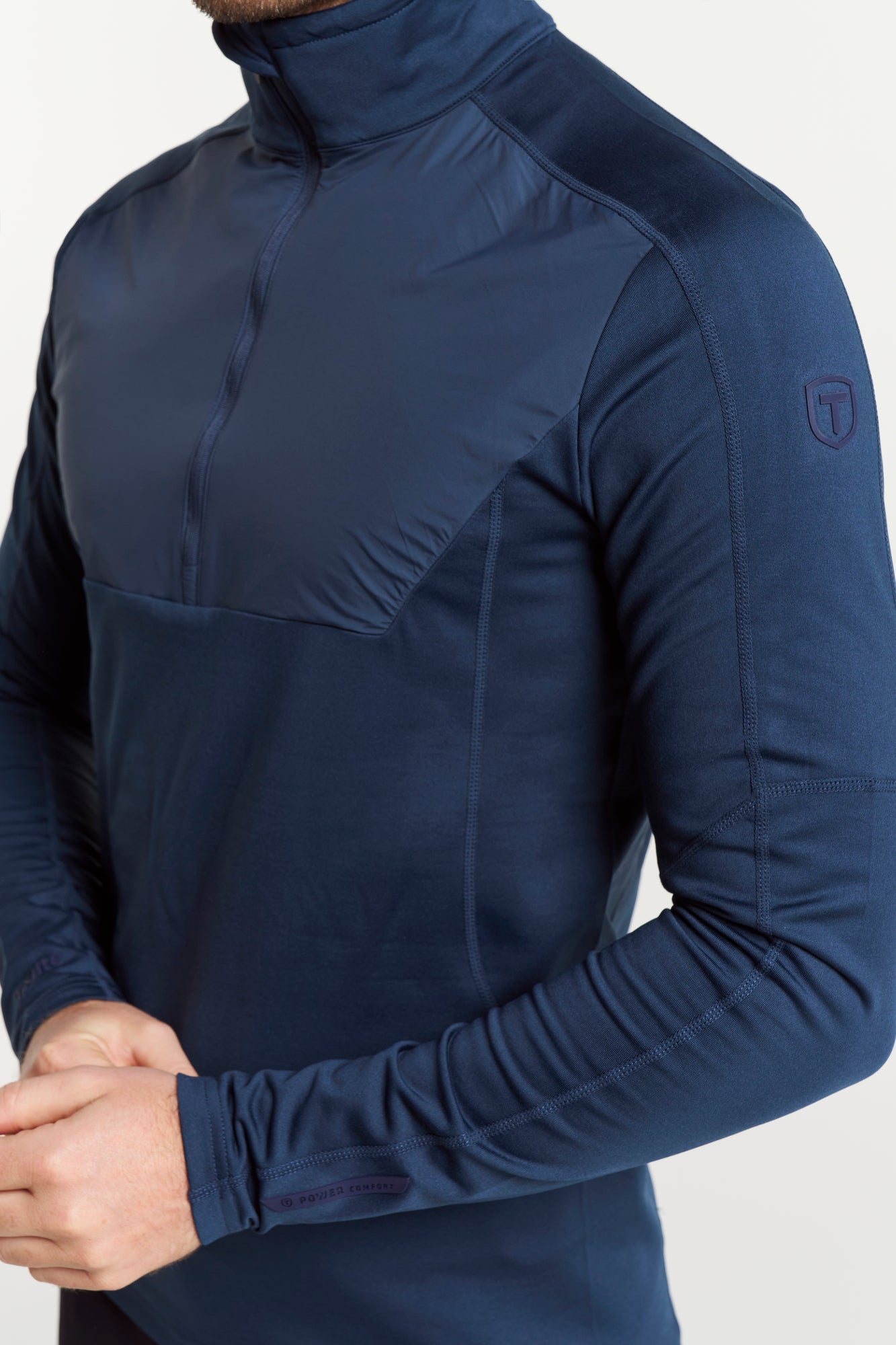 FLEECE & MIDLAYER - TXlite Windblock Halfzip herre - - Hr Ravn