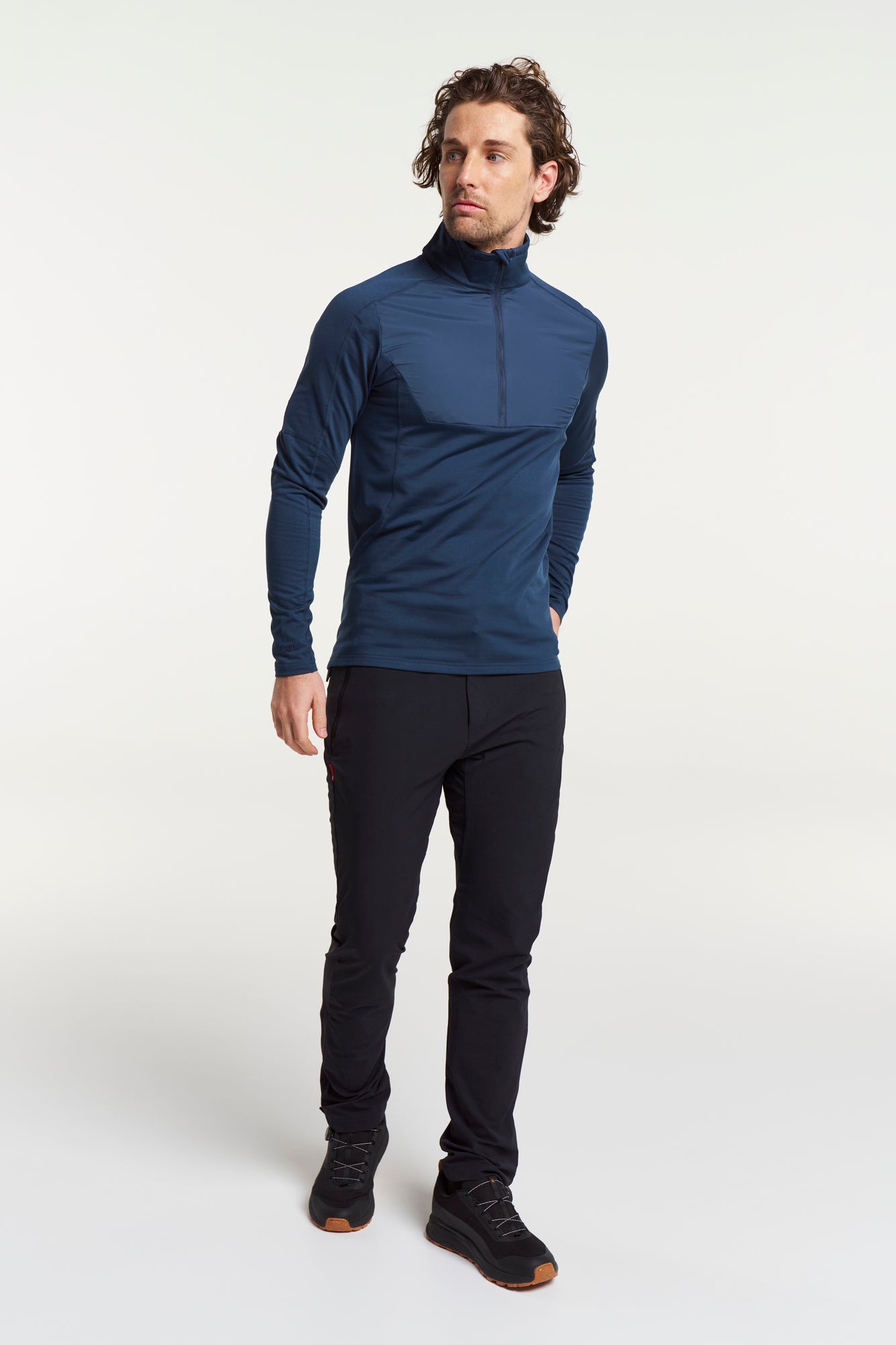 FLEECE & MIDLAYER - TXlite Windblock Halfzip herre - - Hr Ravn