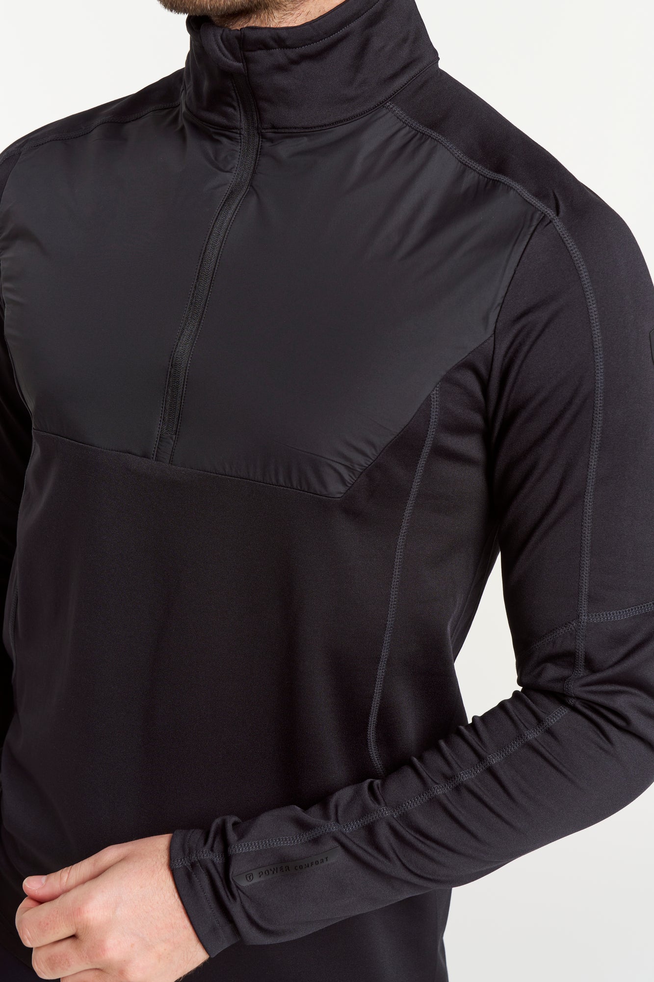 FLEECE & MIDLAYER - TXlite Windblock Halfzip herre - - Hr Ravn