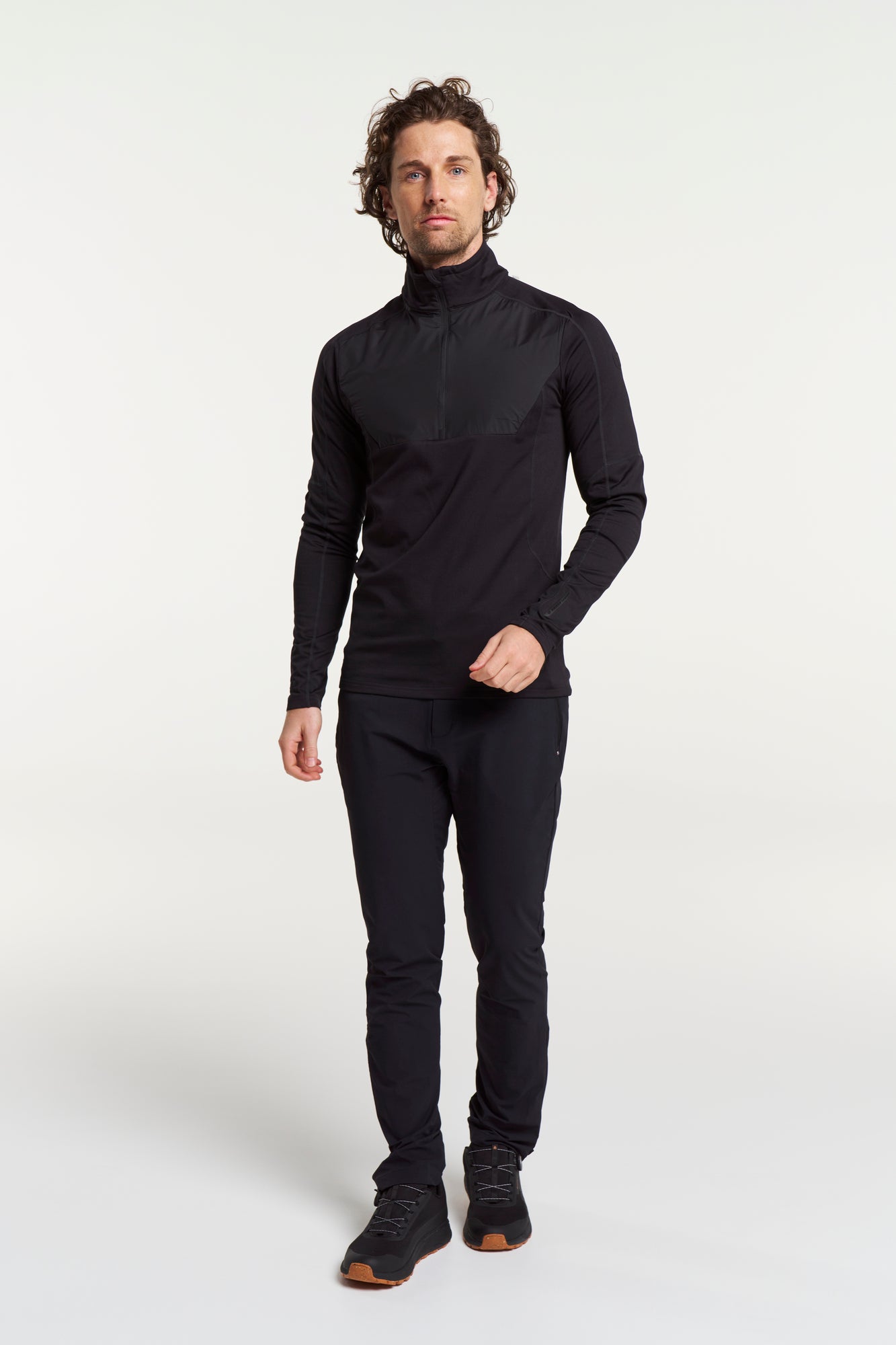 FLEECE & MIDLAYER - TXlite Windblock Halfzip herre - - Hr Ravn