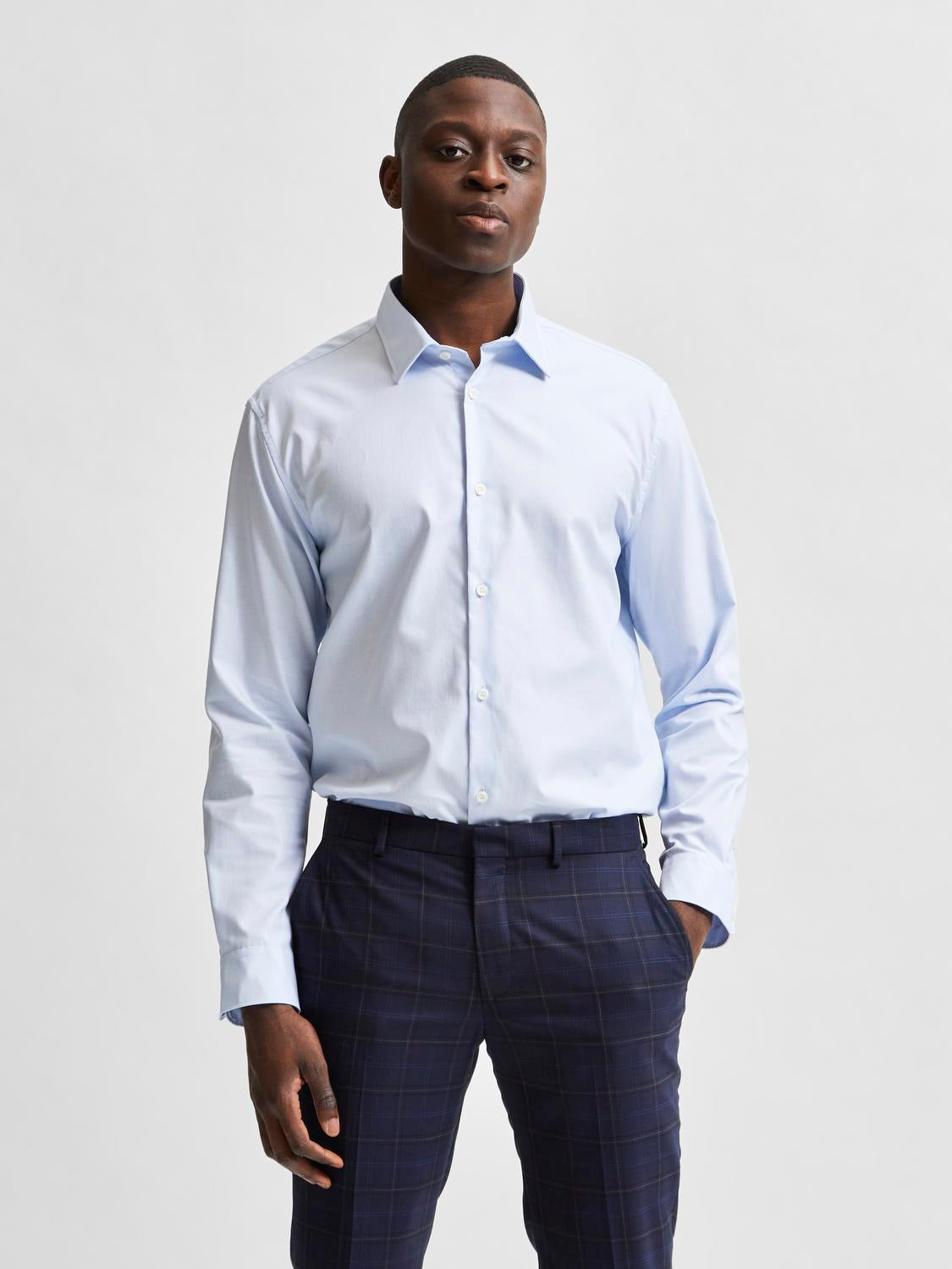 Slhregethan Shirt Ls Classic Noos