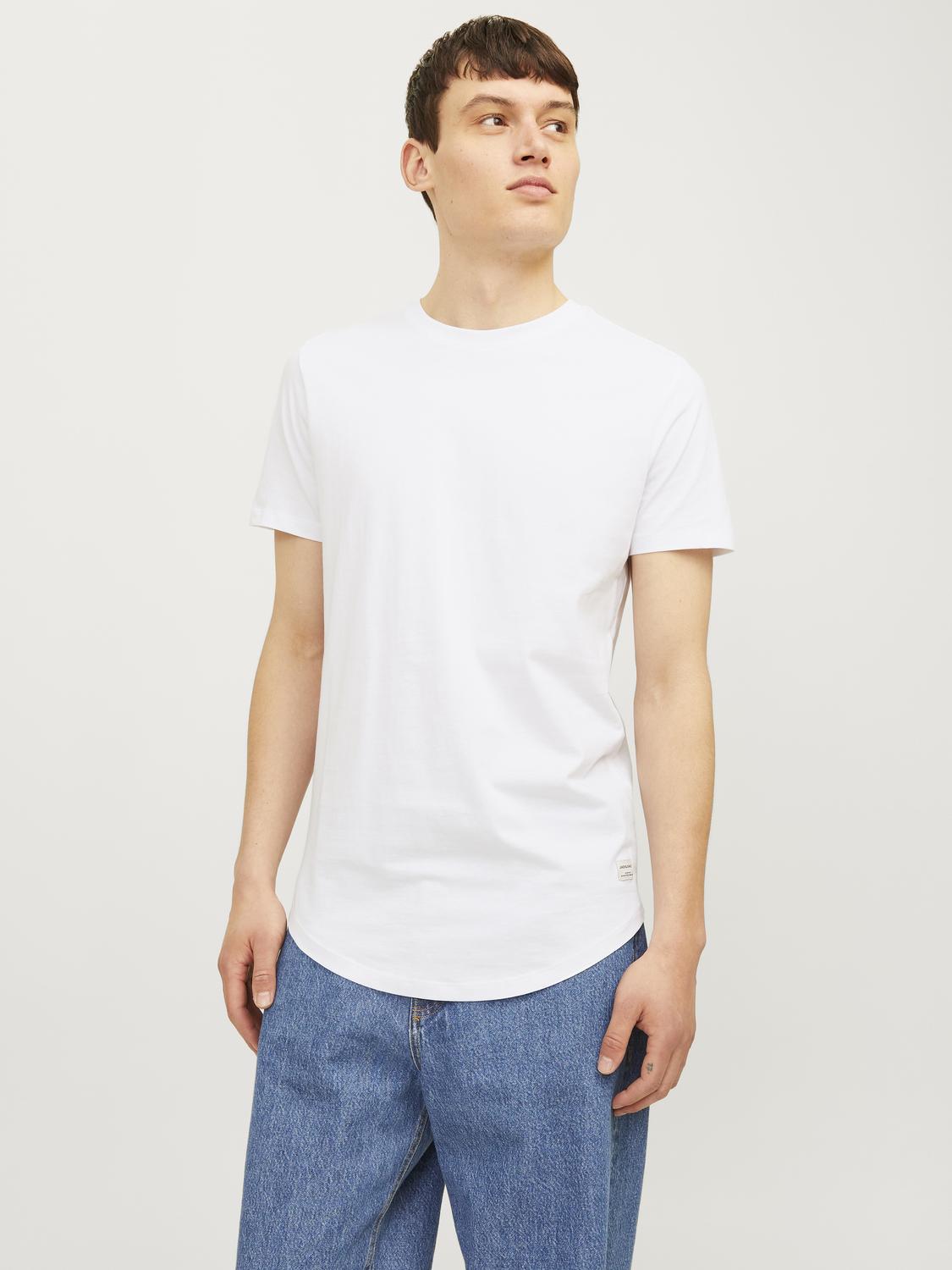 T-shirts - Jjenoa Tee Ss Crew Neck 5Pk Mp Noos - - Hr Ravn