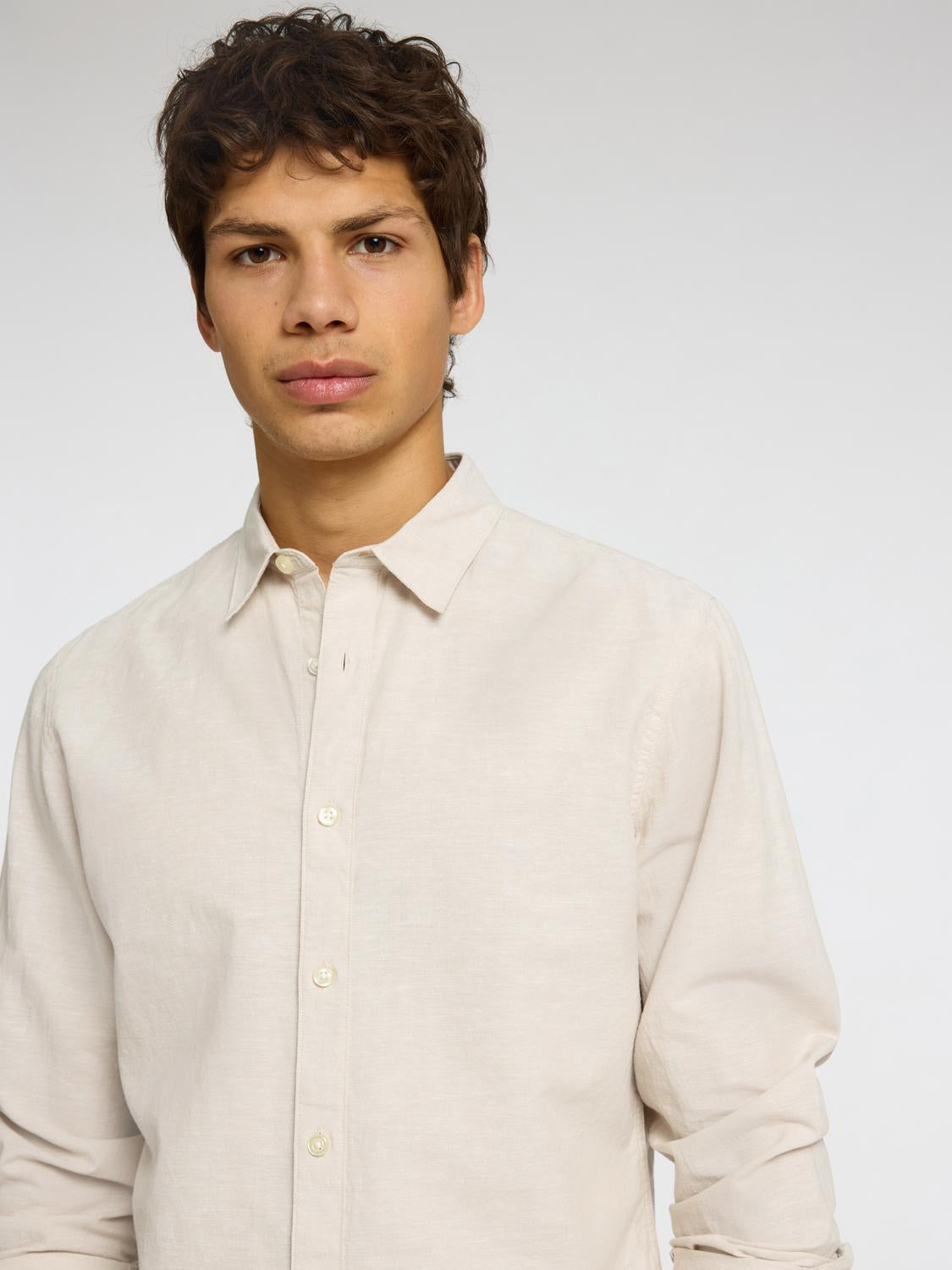 Slhslim-Sun Shirt Ls Noos