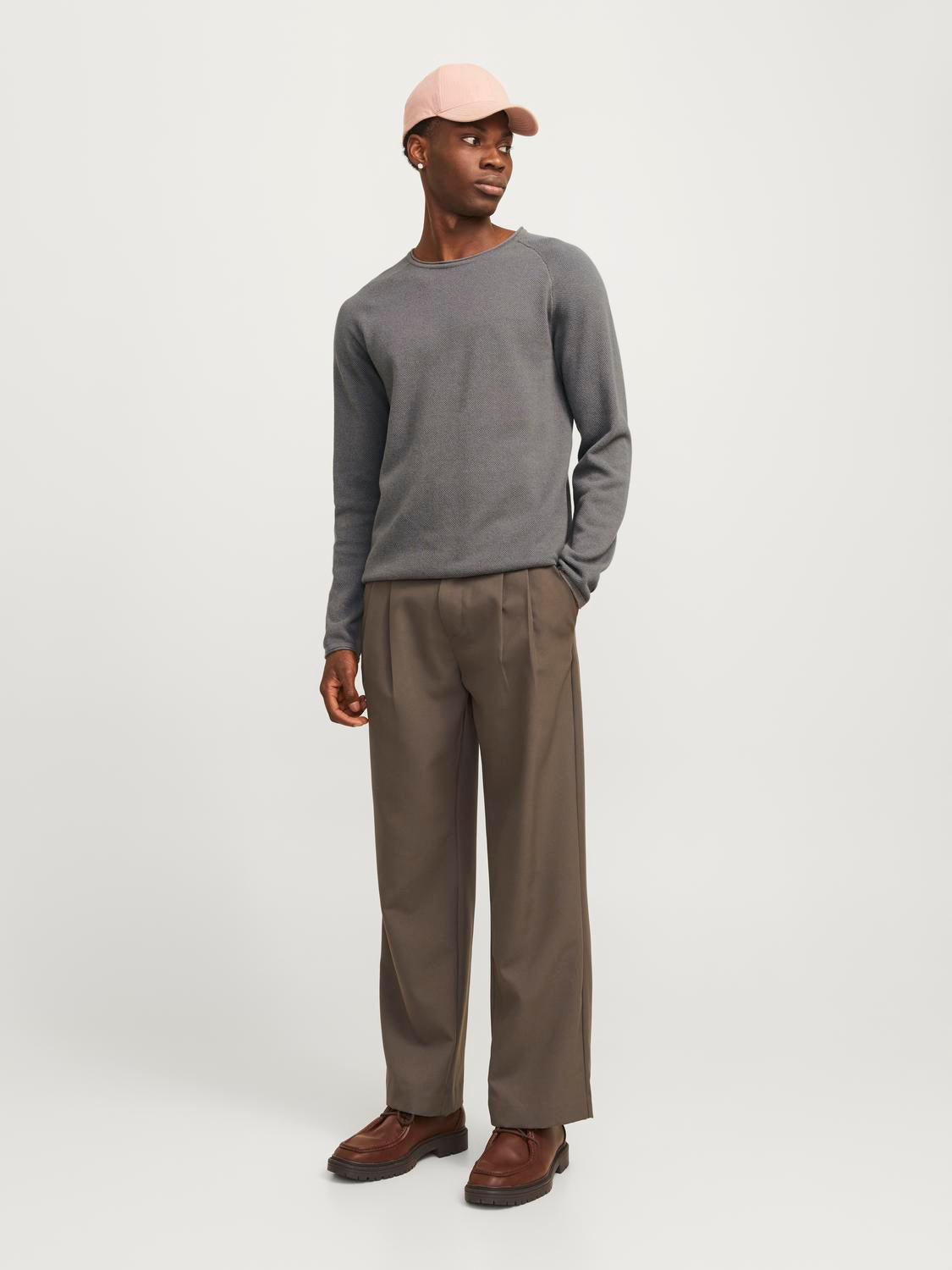 Pullovers - Jjehill Knit Crew Neck Noos - - Hr Ravn