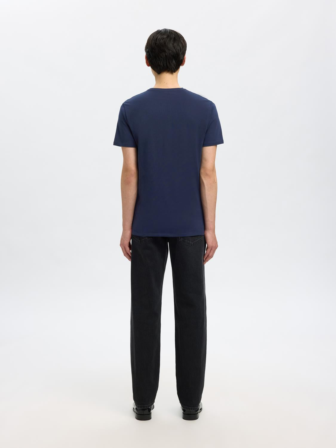 T-SHIRTS - Slhnewpima Ss V-Neck Tee Noos - - Hr Ravn