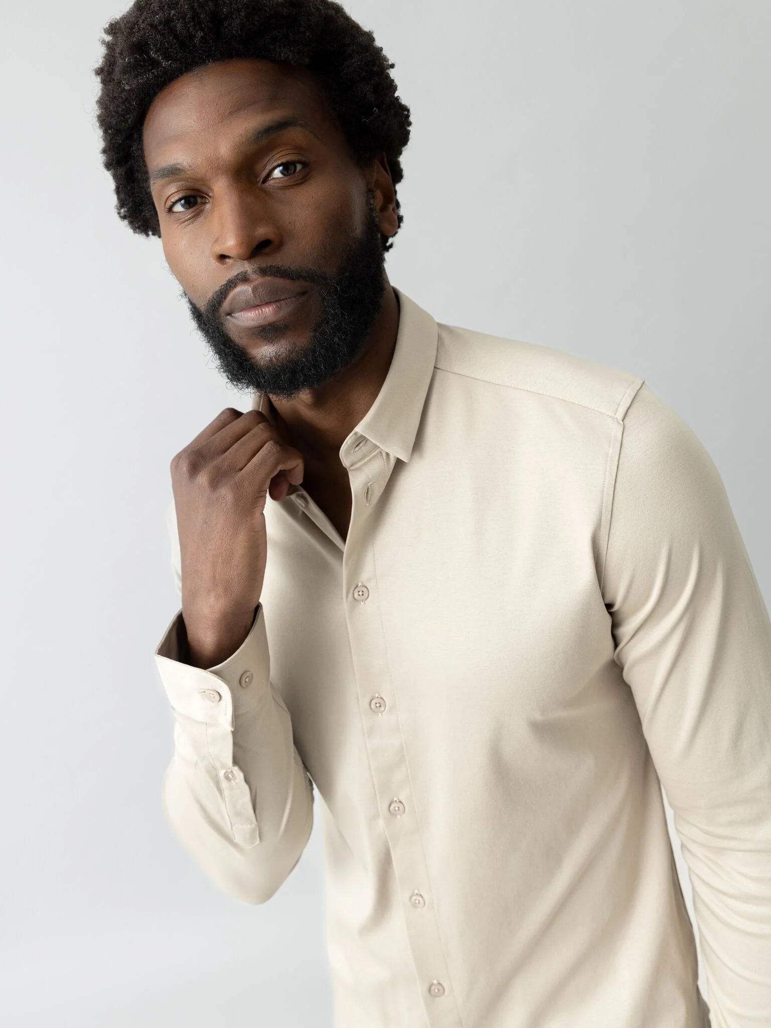 LANGE SKJORTER - MMGMarco Jersey Shirt - - Hr Ravn