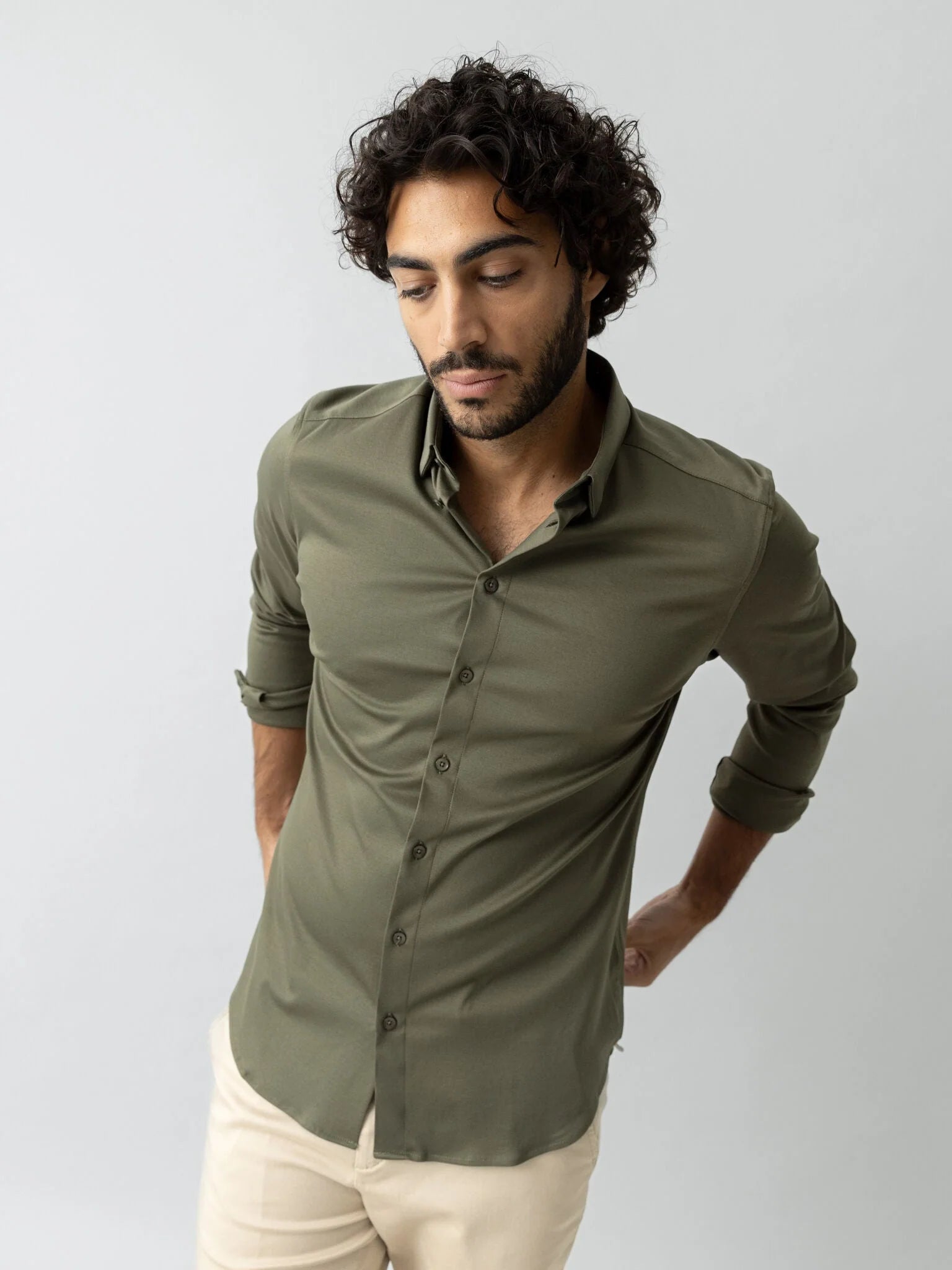 LANGE SKJORTER - MMGMarco Jersey Shirt - - Hr Ravn